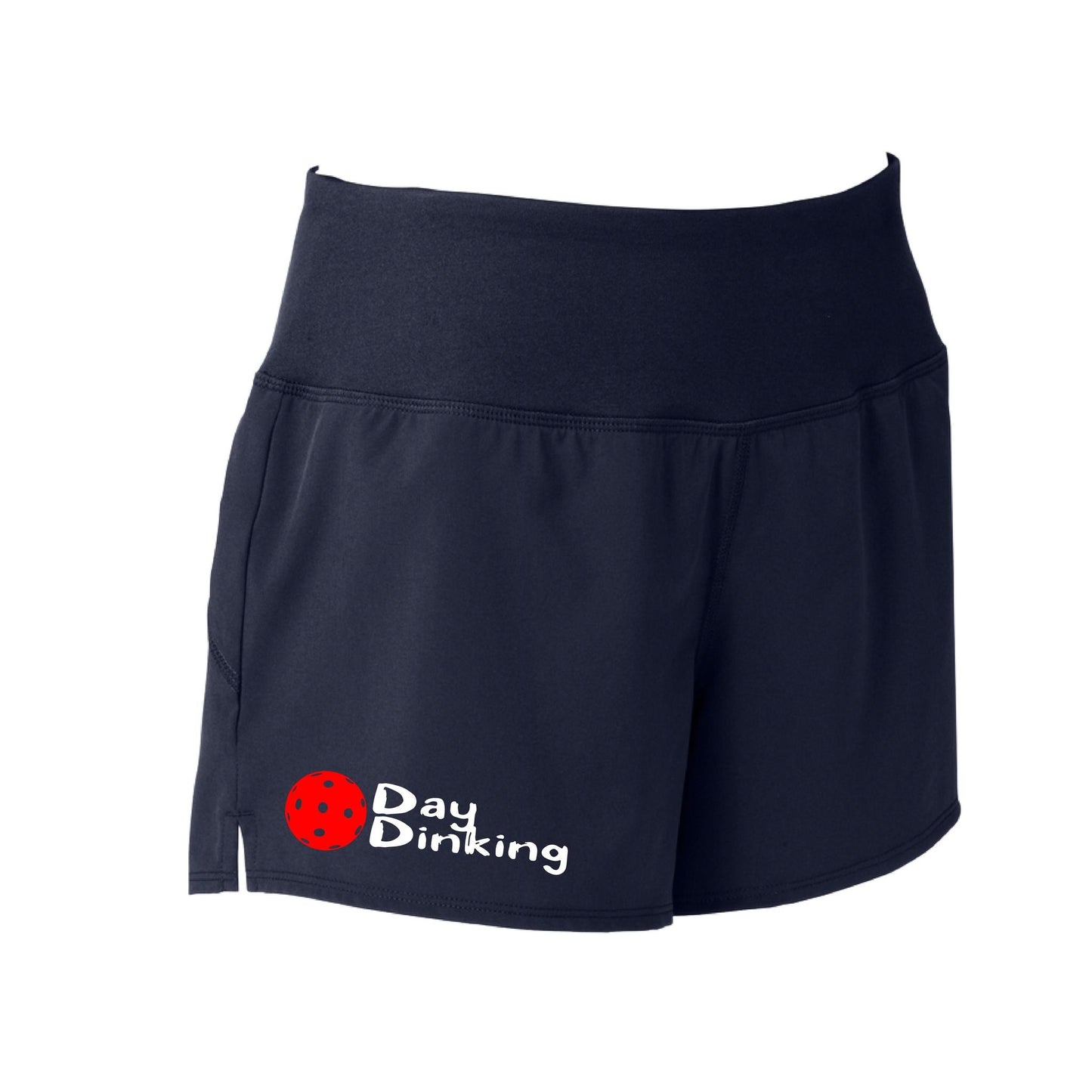 Day Dinking (Pickleball Colors Purple Rainbow White Yellow Red) | Women's Pickleball Shorts