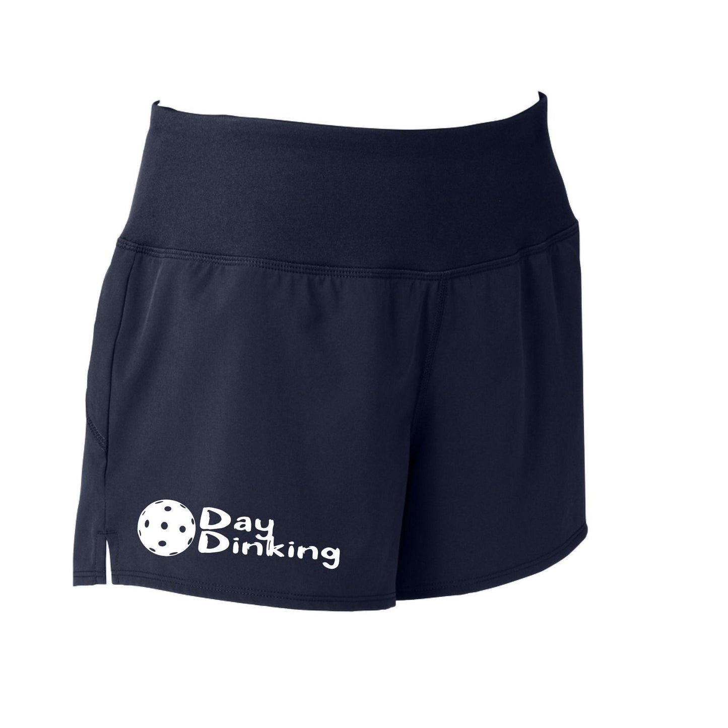 Day Dinking (Pickleball Colors Purple Rainbow White Yellow Red) | Women's Pickleball Shorts