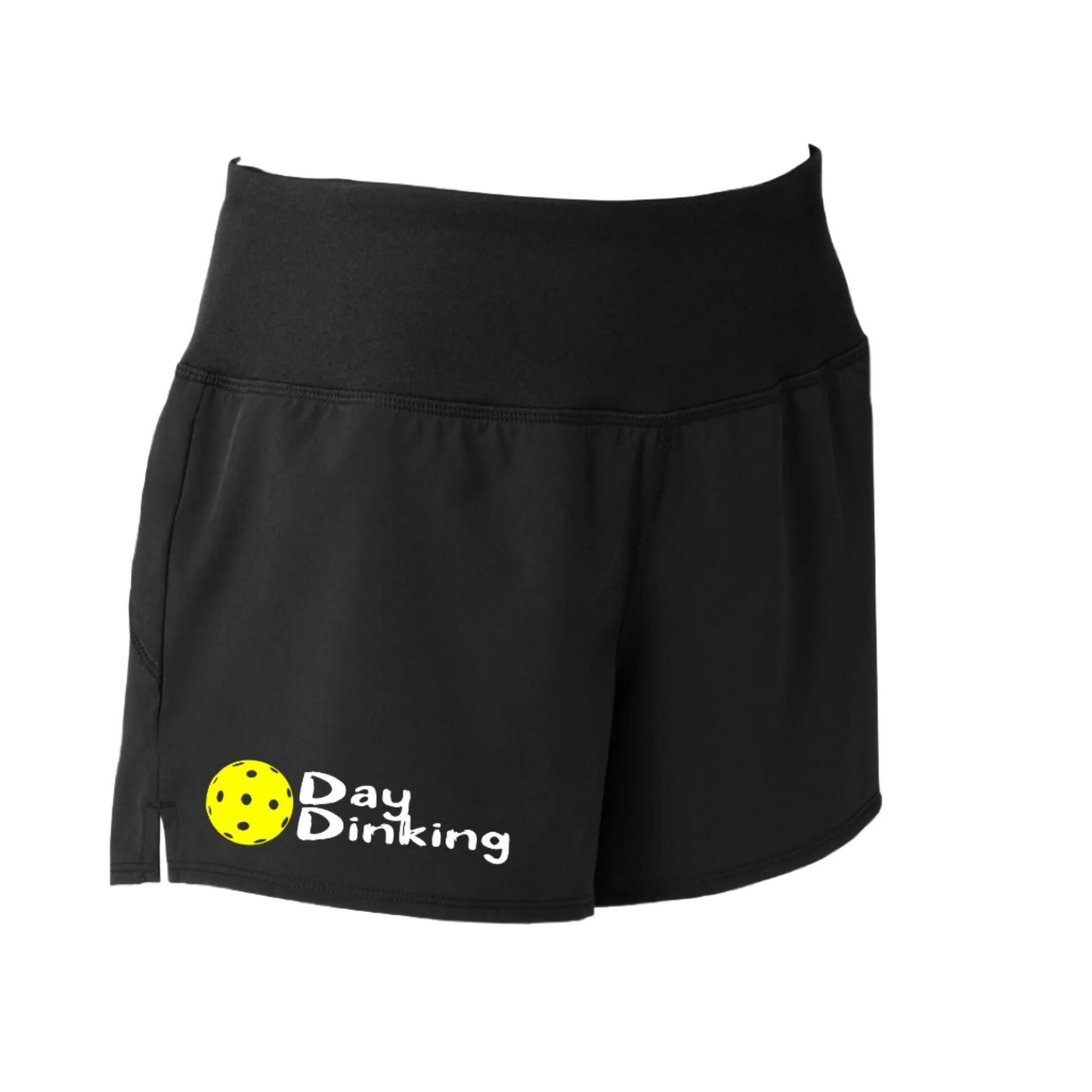 Day Dinking (Pickleball Colors Purple Rainbow White Yellow Red) | Women's Pickleball Shorts