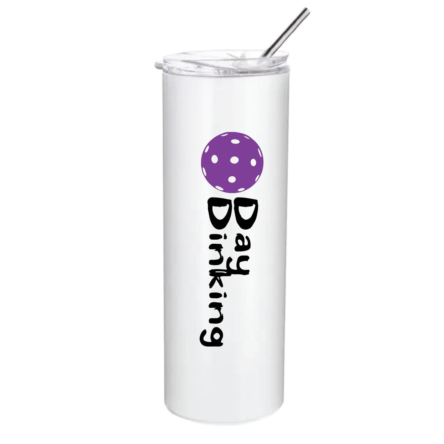 Day Dinking With Pickleball (Customizable) | Pickleball Tumbler | Fun Pickleball Gifts