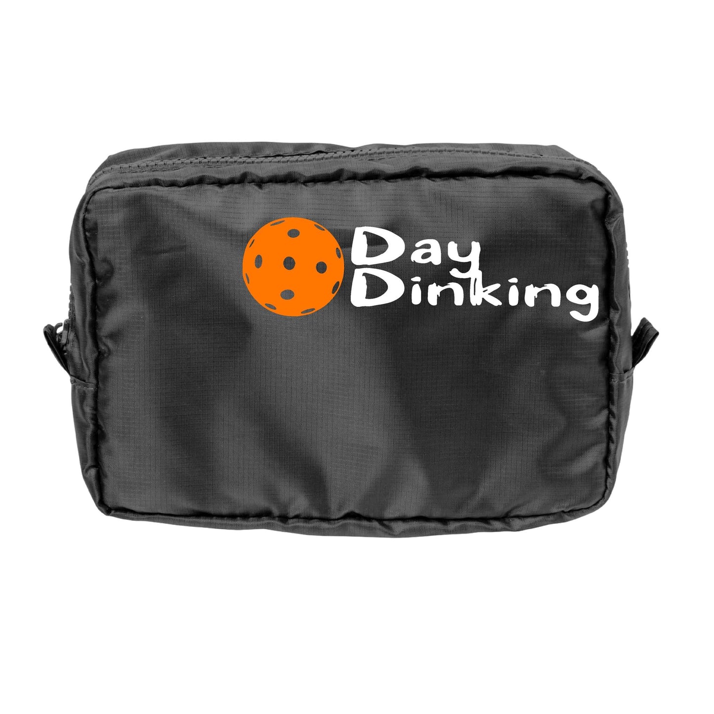 Day Dinking With Pickleballs (Customizable) | Pickleball Dimensional Cosmetic Pouch Bag | Small Size Court Dimensional Bag