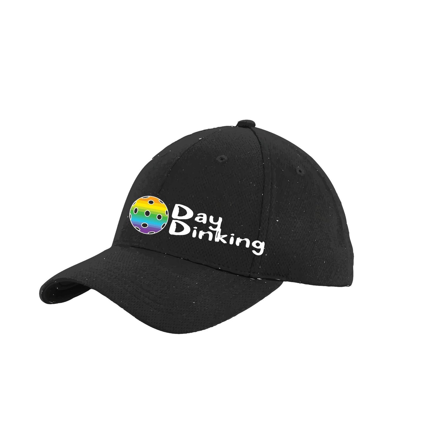 Day Dinking with Pickleballs (Customizable) | Pickleball Hat | Moisture-Wicking 100% Polyester