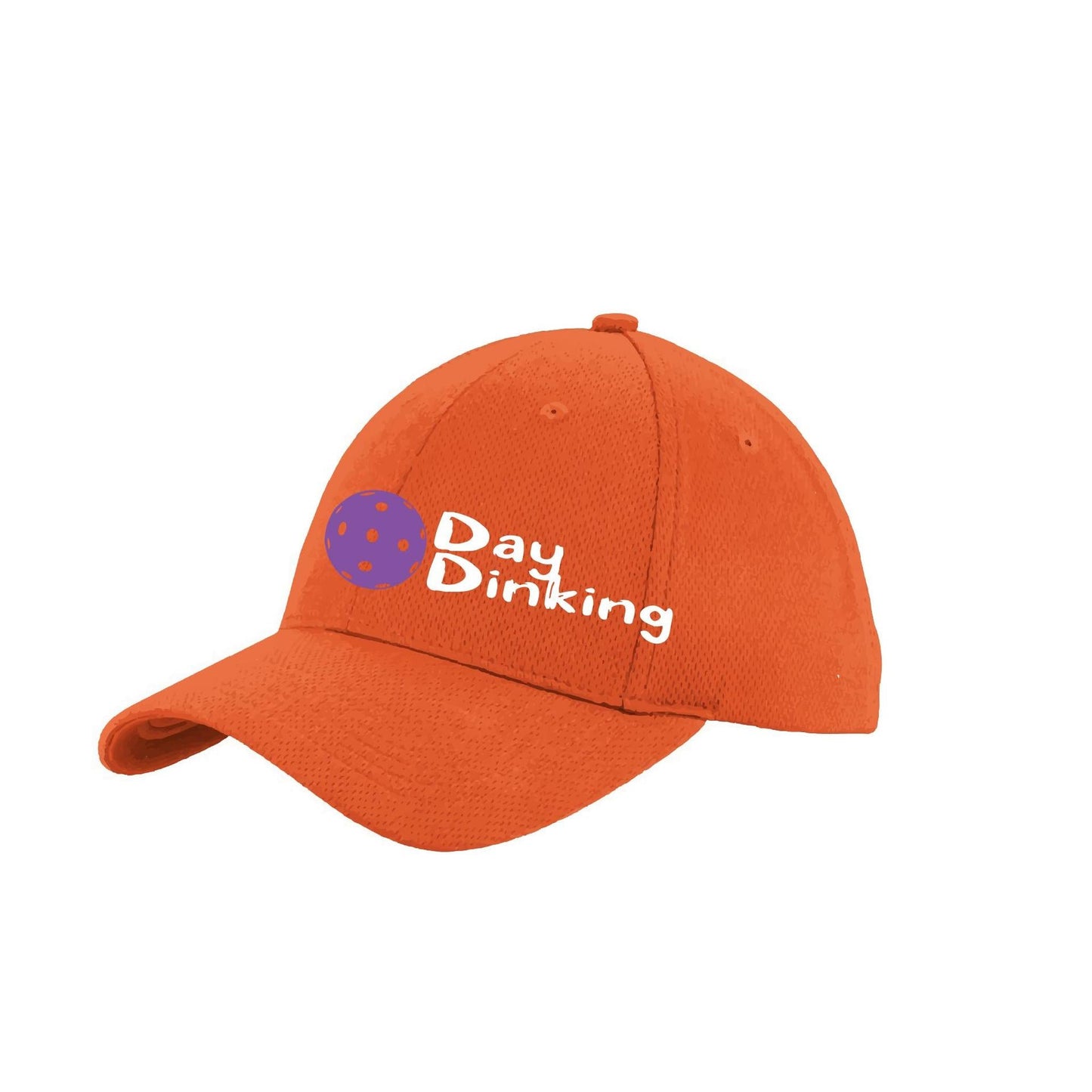 Day Dinking with Pickleballs (Customizable) | Pickleball Hat | Moisture-Wicking 100% Polyester