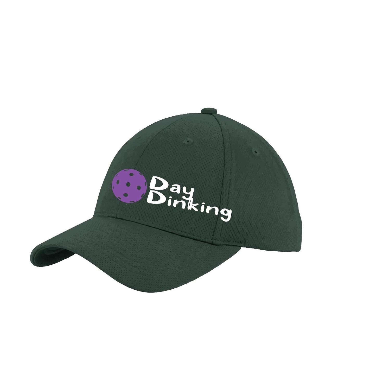 Day Dinking with Pickleballs (Customizable) | Pickleball Hat | Moisture-Wicking 100% Polyester