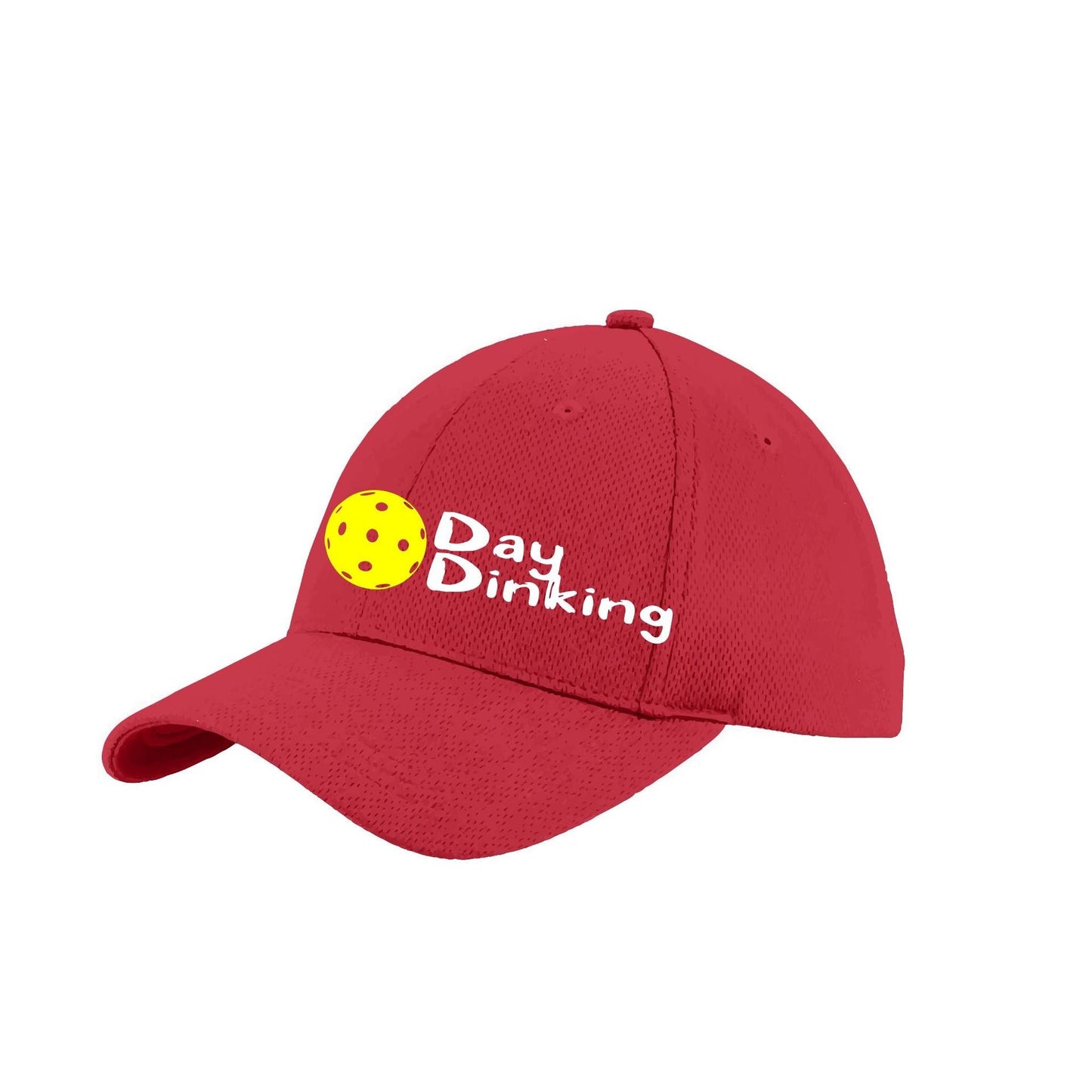 Day Dinking with Pickleballs (Customizable) | Pickleball Hat | Moisture-Wicking 100% Polyester