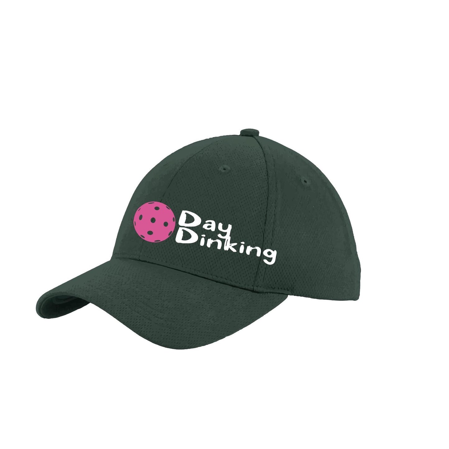 Day Dinking with Pickleballs (Customizable) | Pickleball Hat | Moisture-Wicking 100% Polyester