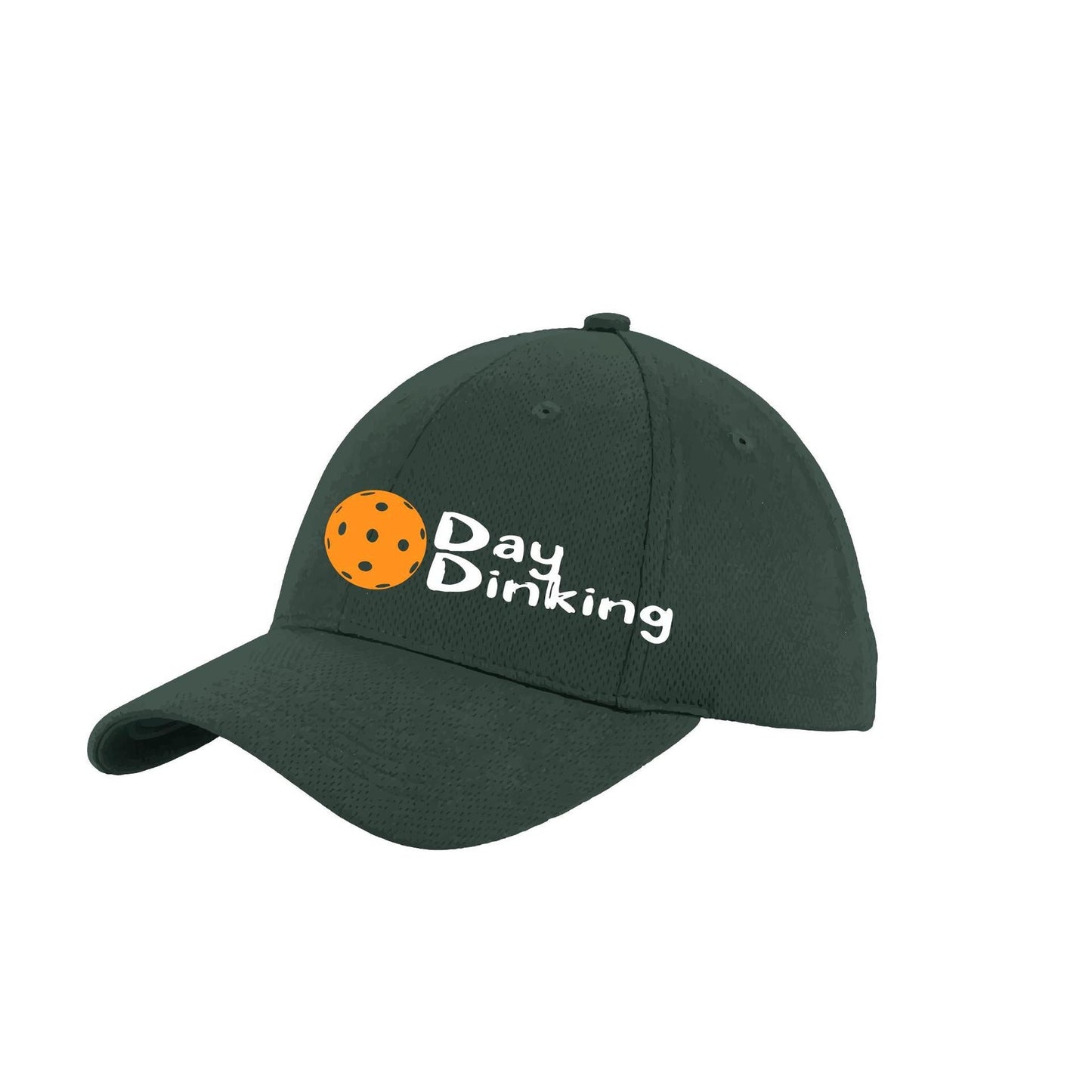 Day Dinking with Pickleballs (Customizable) | Pickleball Hat | Moisture-Wicking 100% Polyester