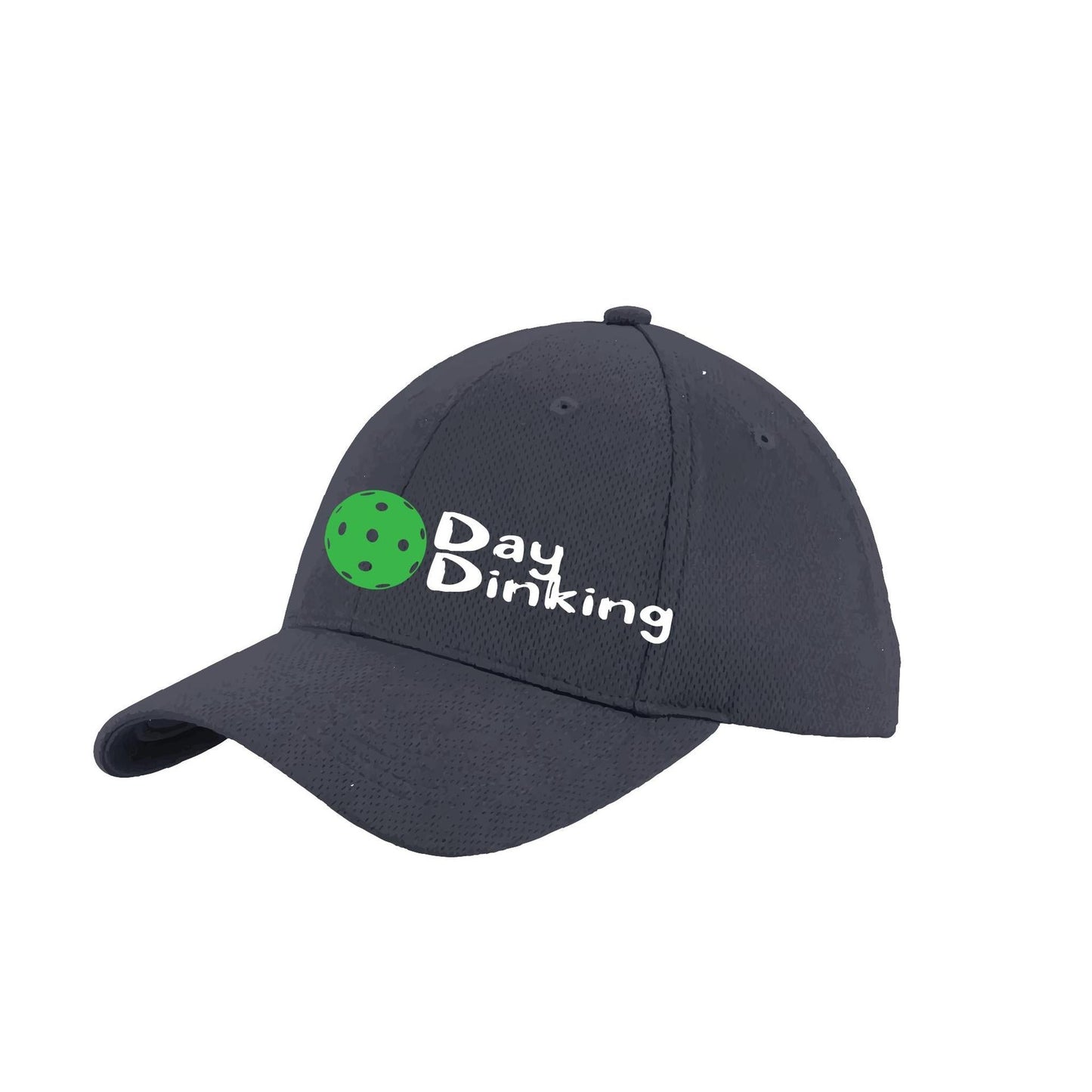 Day Dinking with Pickleballs (Customizable) | Pickleball Hat | Moisture-Wicking 100% Polyester