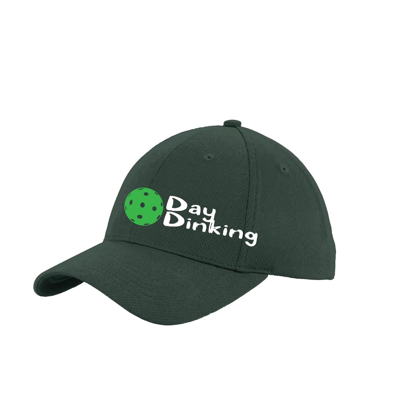 Day Dinking with Pickleballs (Customizable) | Pickleball Hat | Moisture-Wicking 100% Polyester