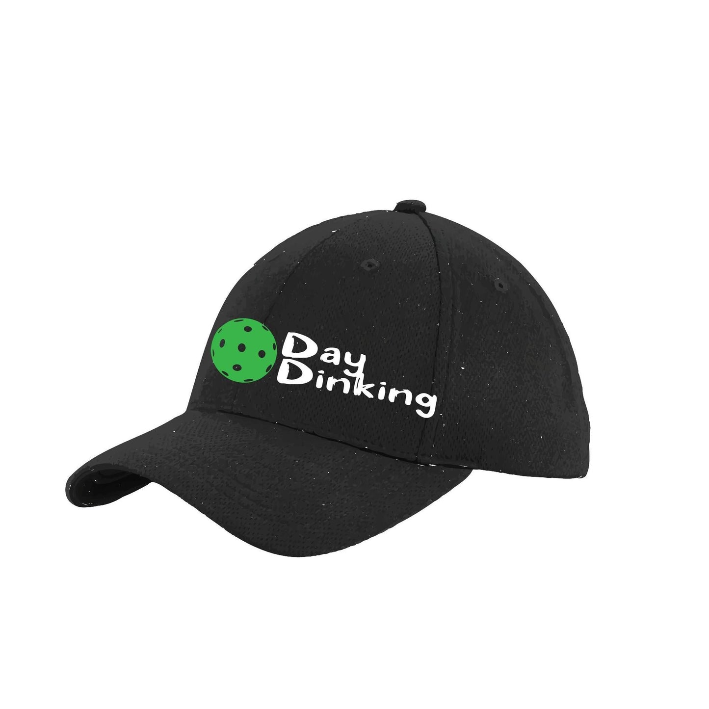 Day Dinking with Pickleballs (Customizable) | Pickleball Hat | Moisture-Wicking 100% Polyester