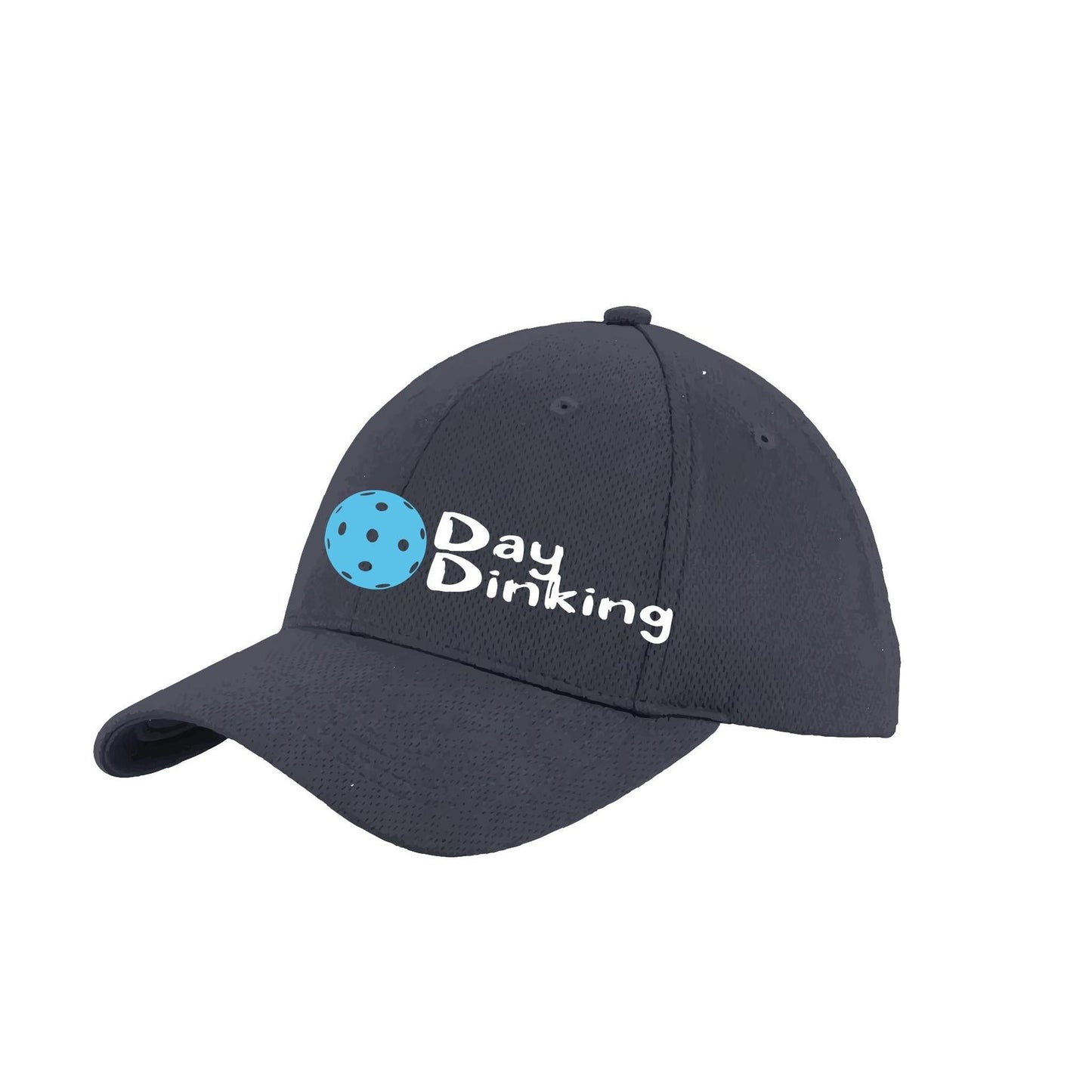 Day Dinking with Pickleballs (Customizable) | Pickleball Hat | Moisture-Wicking 100% Polyester