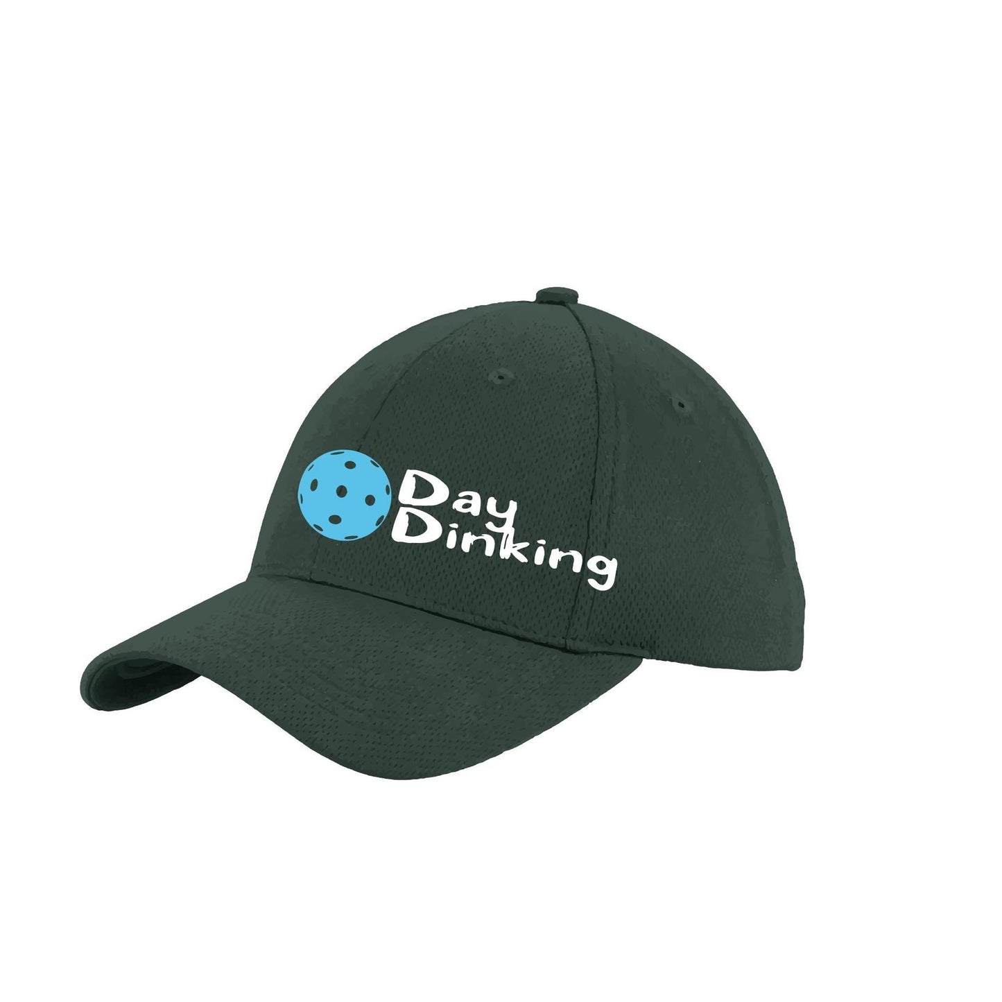 Day Dinking with Pickleballs (Customizable) | Pickleball Hat | Moisture-Wicking 100% Polyester