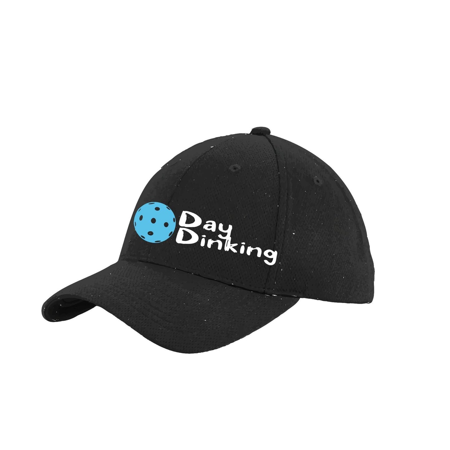 Day Dinking with Pickleballs (Customizable) | Pickleball Hat | Moisture-Wicking 100% Polyester