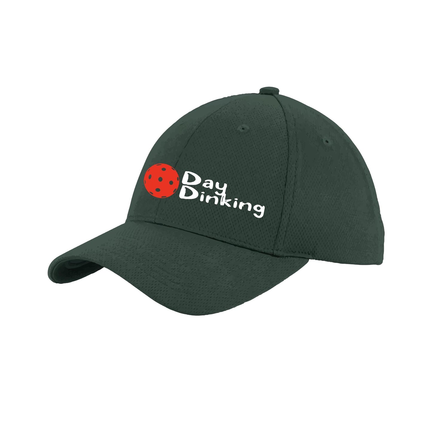 Day Dinking with Pickleballs (Customizable) | Pickleball Hat | Moisture-Wicking 100% Polyester