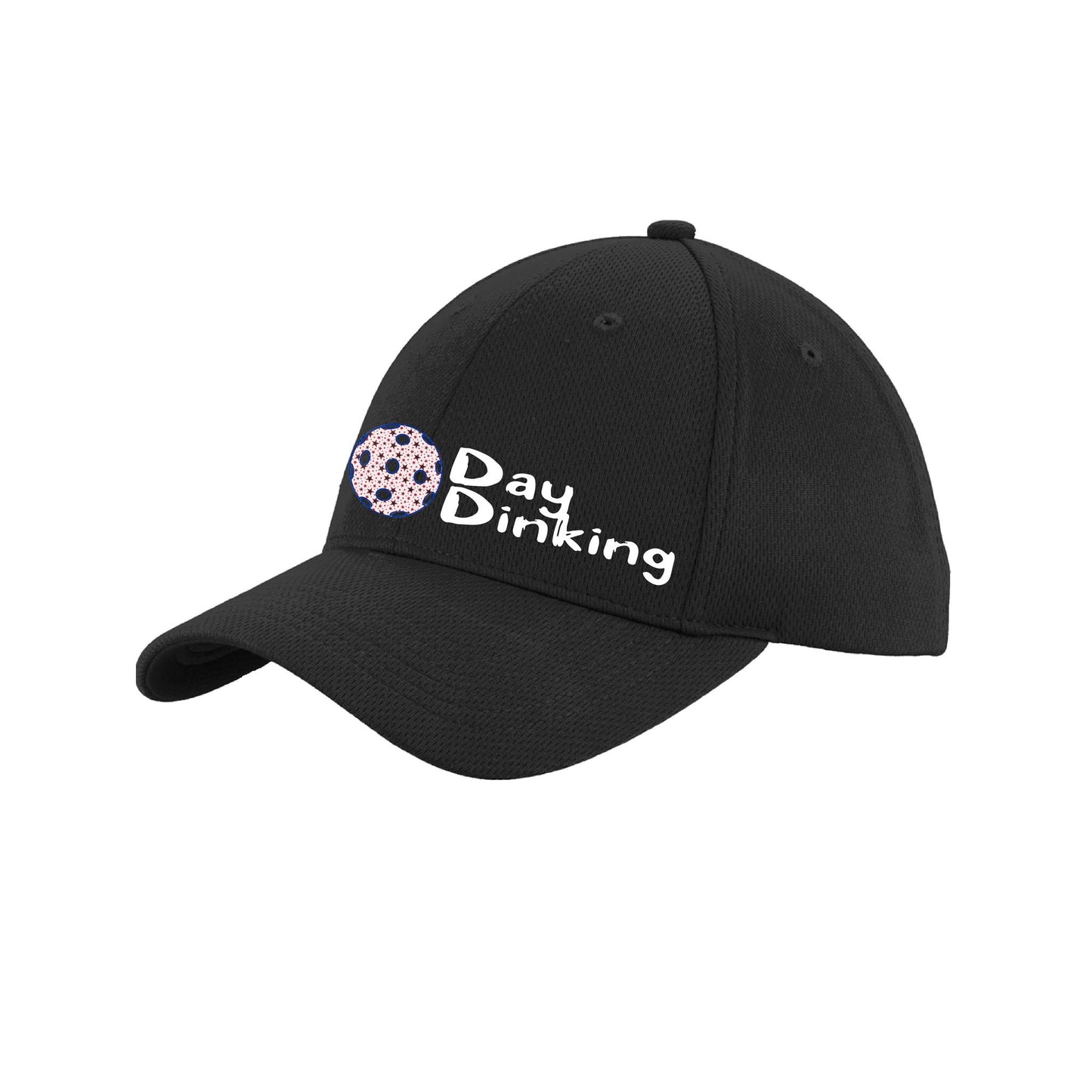 Day Dinking with Pickleballs (Customizable) | Pickleball Hat | Moisture-Wicking 100% Polyester