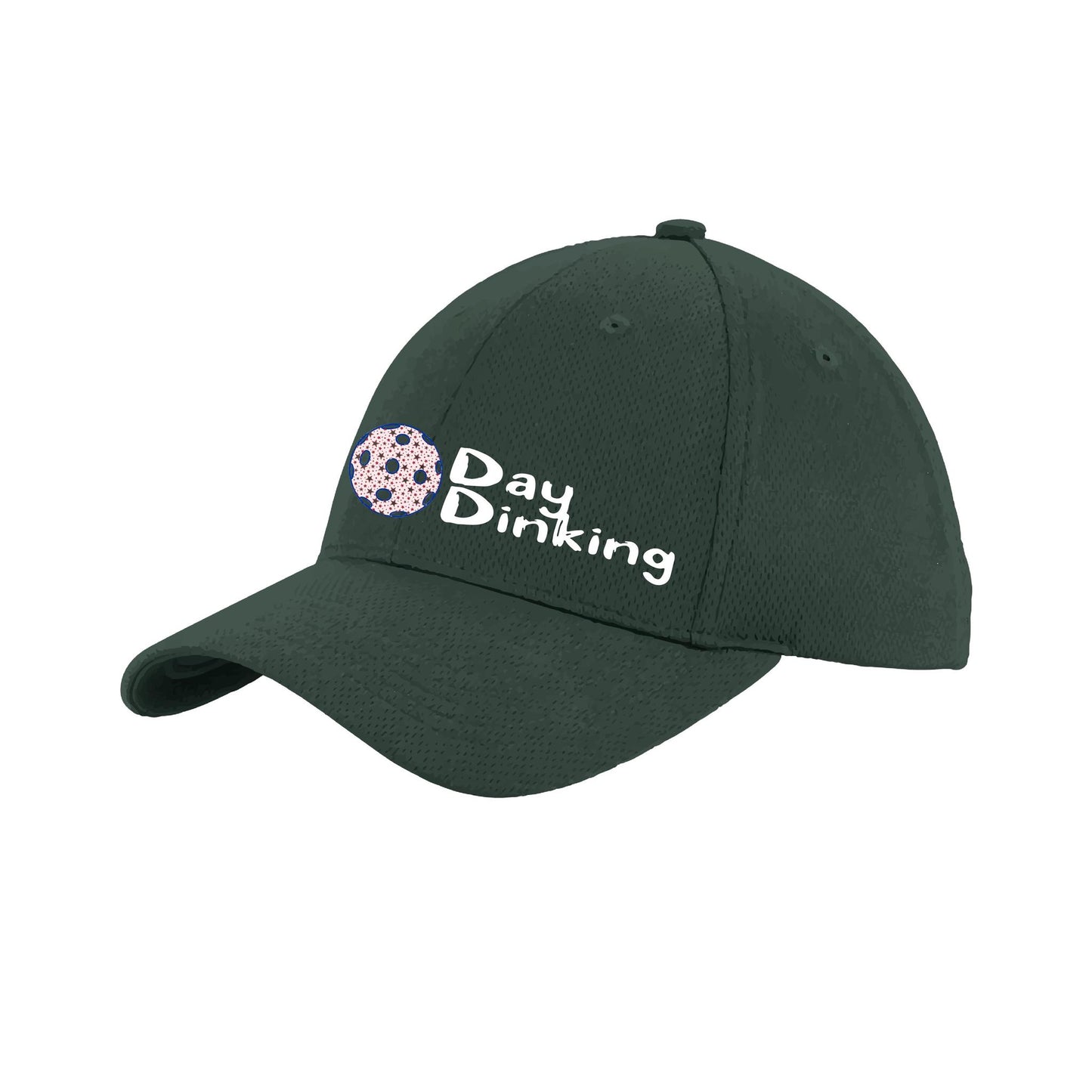 Day Dinking with Pickleballs (Customizable) | Pickleball Hat | Moisture-Wicking 100% Polyester