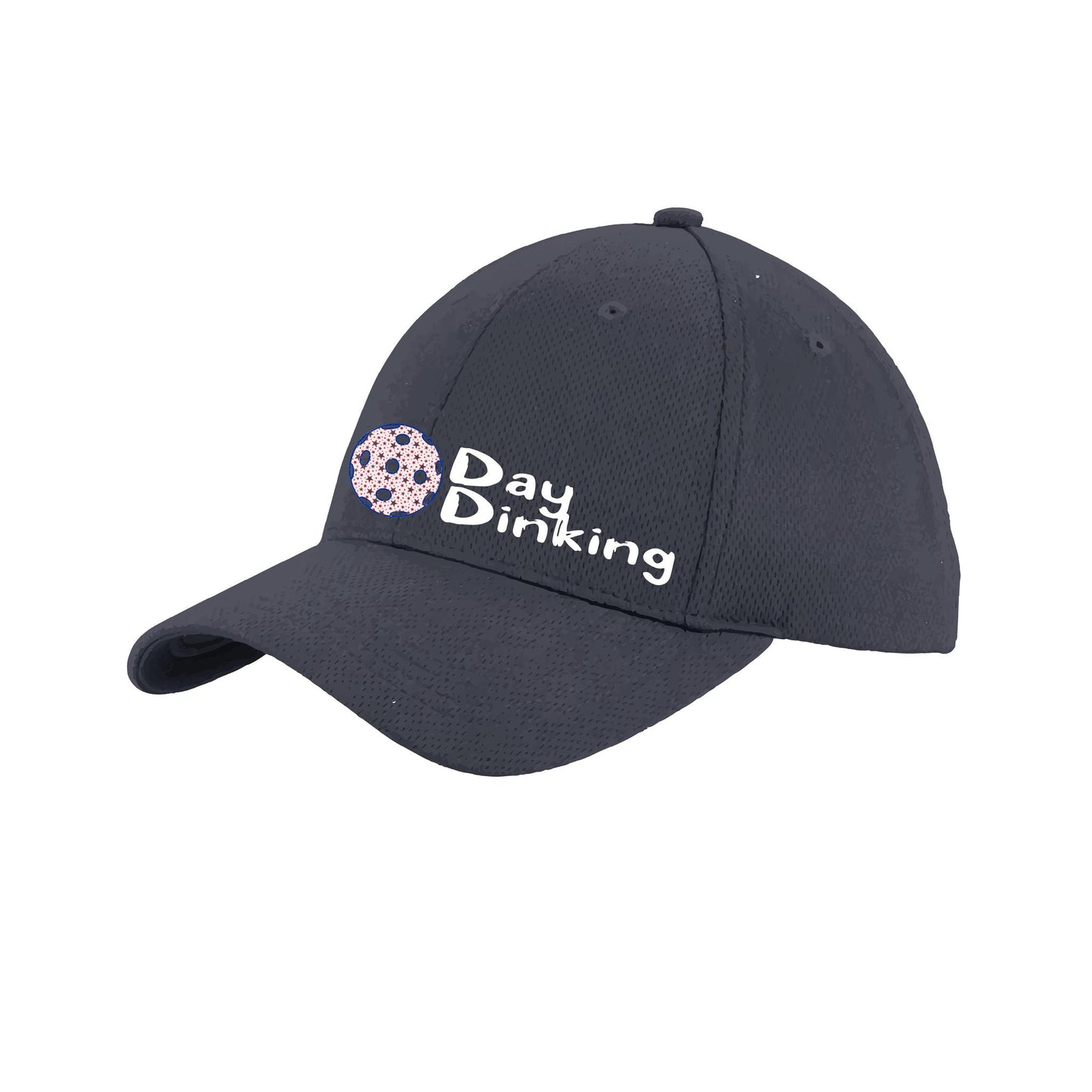 Day Dinking with Pickleballs (Customizable) | Pickleball Hat | Moisture-Wicking 100% Polyester