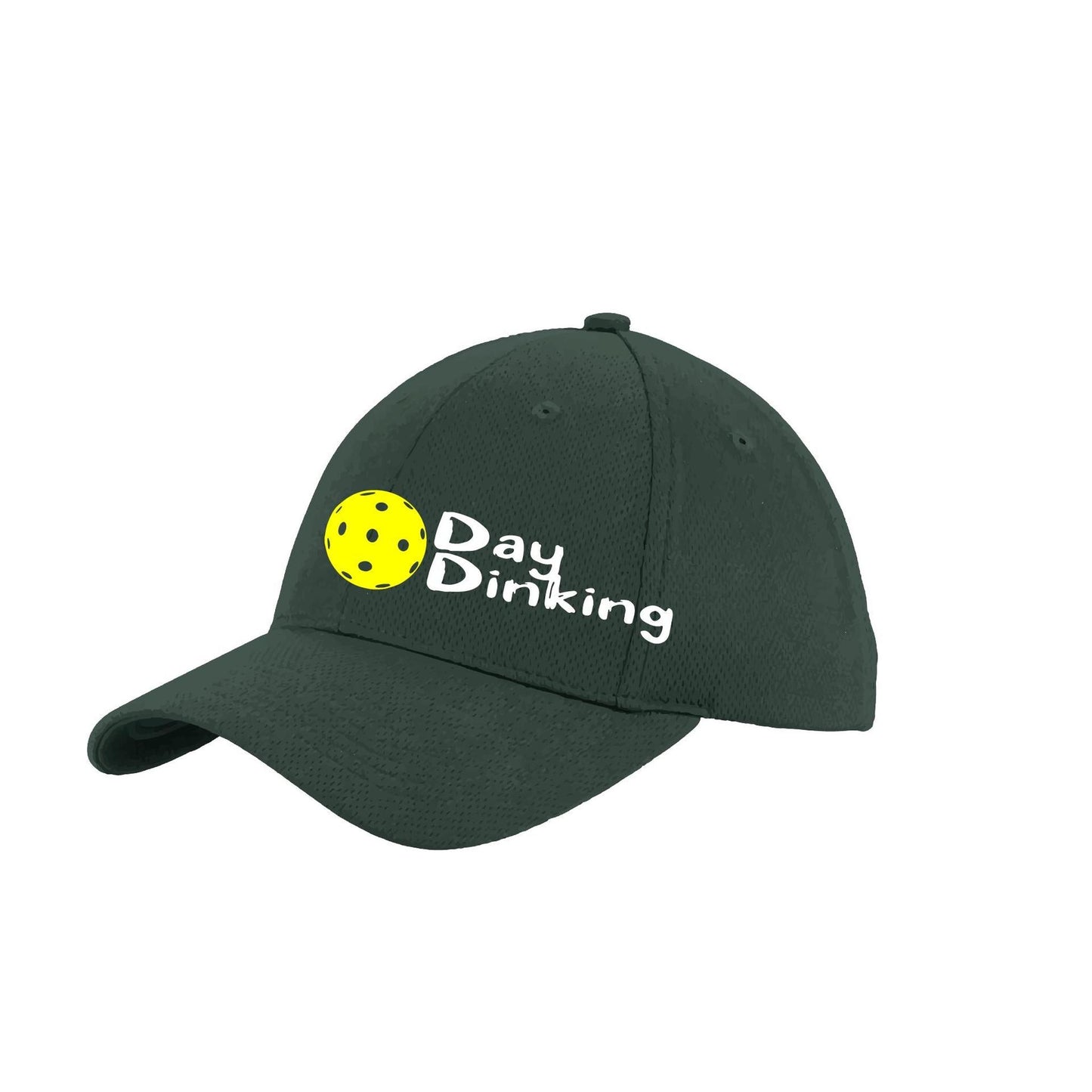 Day Dinking with Pickleballs (Customizable) | Pickleball Hat | Moisture-Wicking 100% Polyester