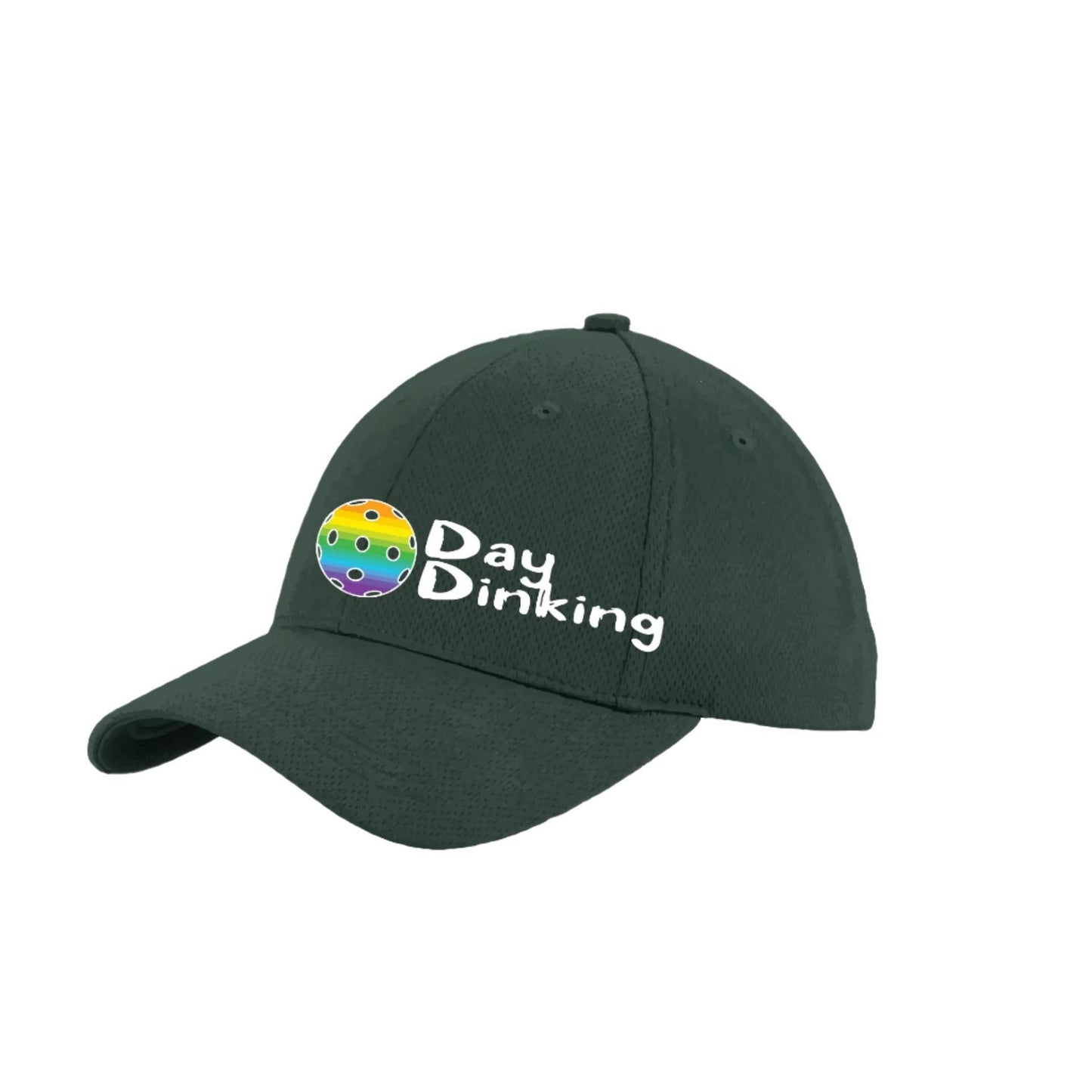 Day Dinking with Pickleballs (Customizable) | Pickleball Hat | Moisture-Wicking 100% Polyester