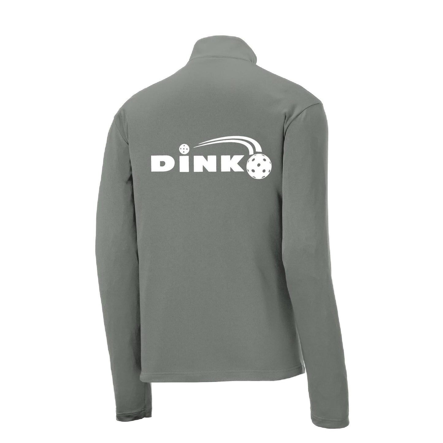 Dink | Men's 1/4 Zip Long Sleeve Pullover Athletic Performance Shirt | 100% Polyester
