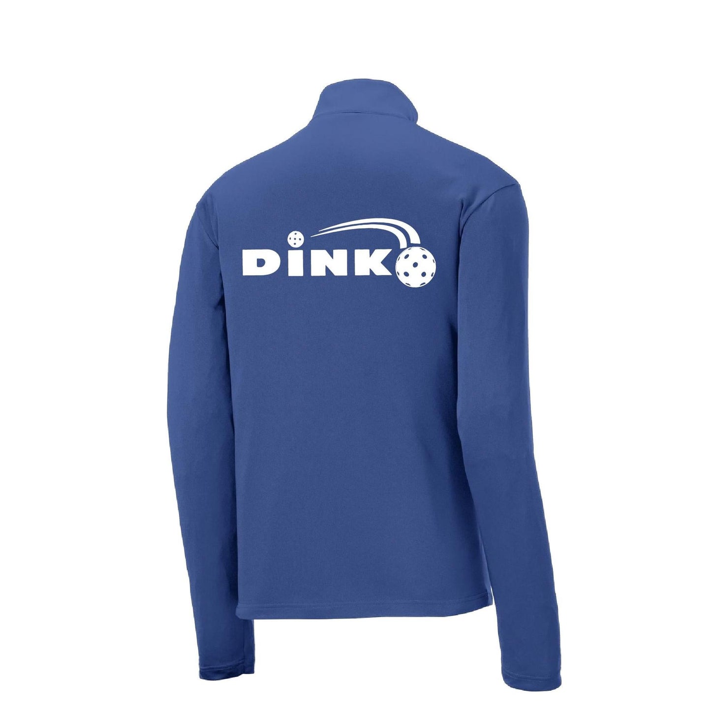 Dink | Men's 1/4 Zip Long Sleeve Pullover Athletic Performance Shirt | 100% Polyester