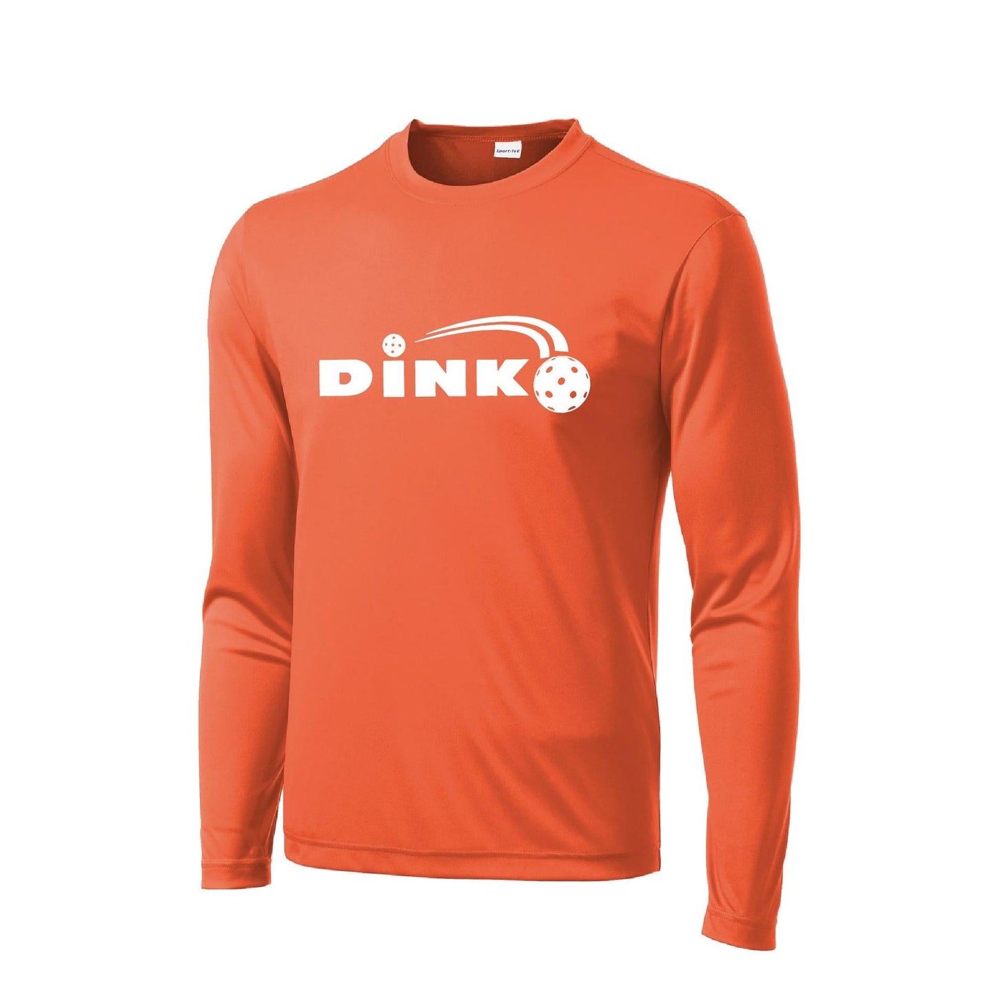 Dink | Men's Long Sleeve Athletic Performance T-Shirt | 100% Polyester