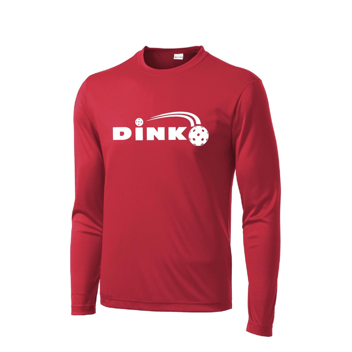 Dink | Men's Long Sleeve Athletic Performance T-Shirt | 100% Polyester