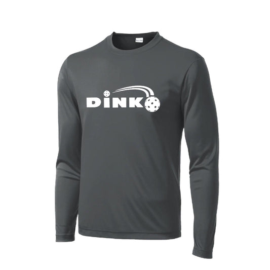 Dink | Men's Long Sleeve Athletic Performance T-Shirt | 100% Polyester