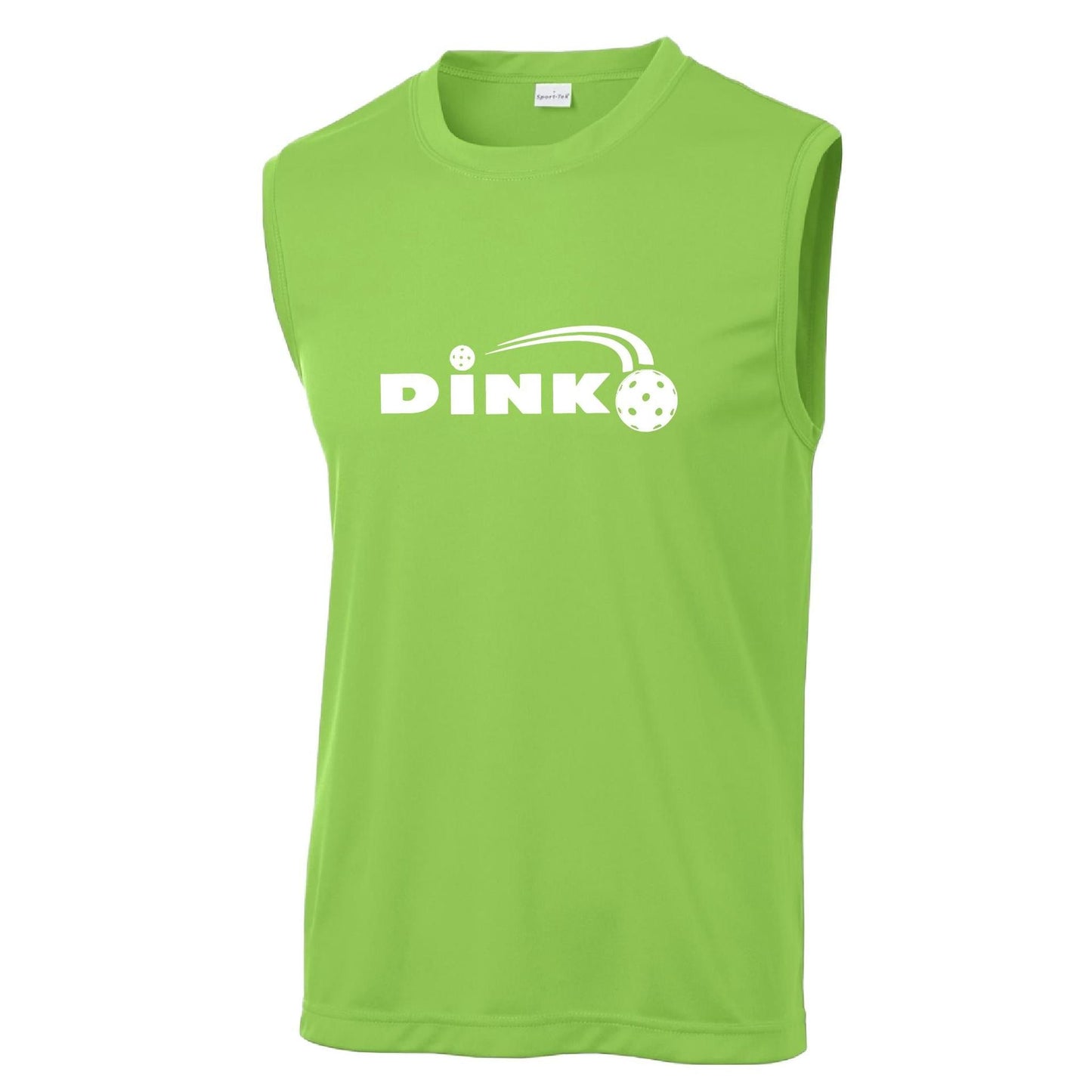 Dink | Men's Sleeveless Pickleball Performance T-Shirt | 100% Polyester