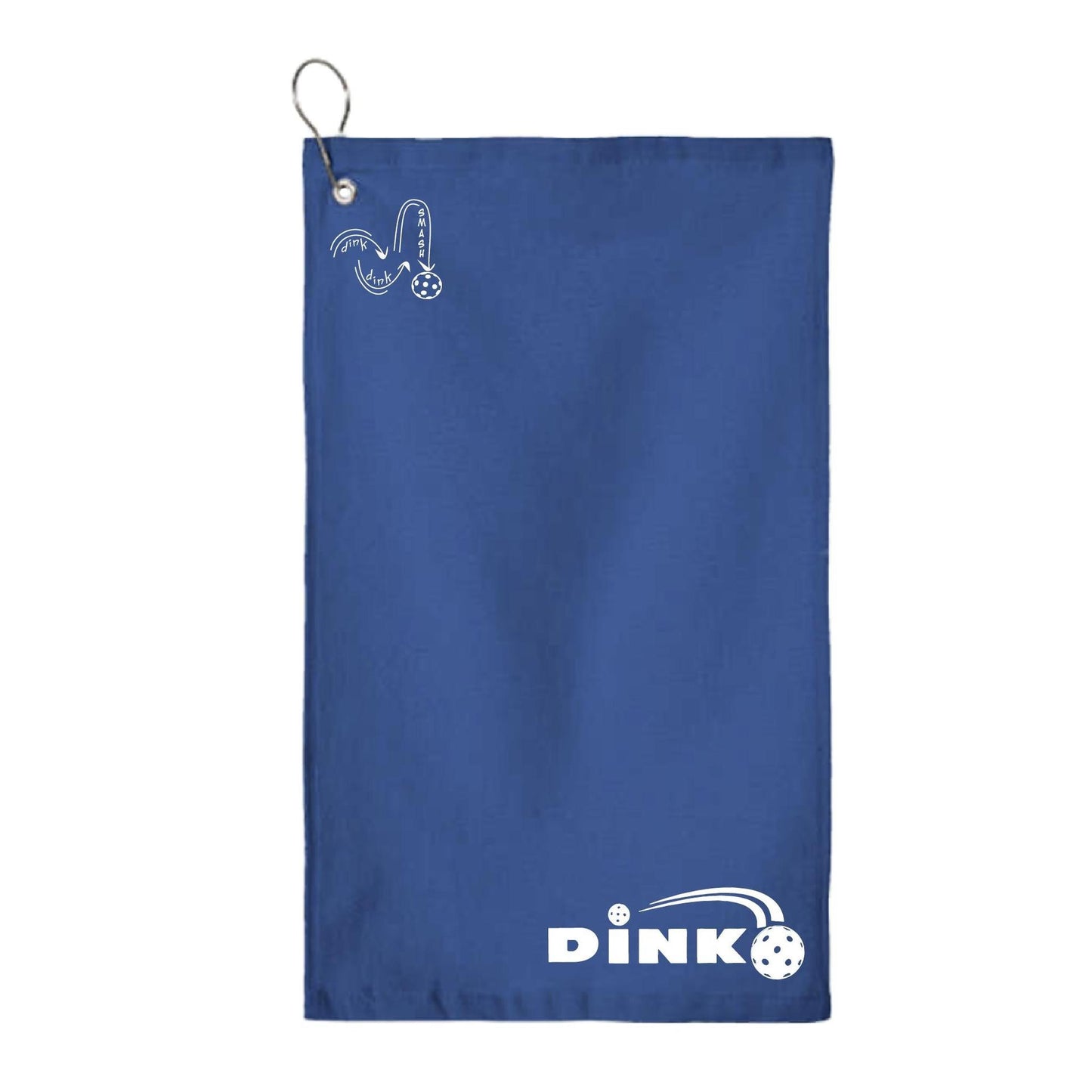 Dink | Pickleball Court Towels | Grommeted 100% Cotton Terry Velour