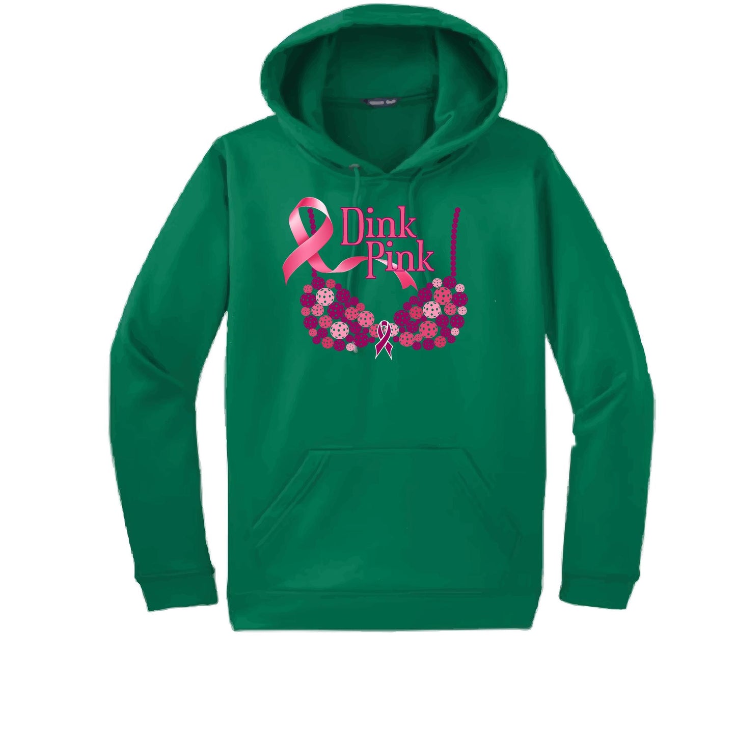 Dink Pink | Unisex Hoodie Athletic Sweatshirt | 50% Cotton/50% Polyester