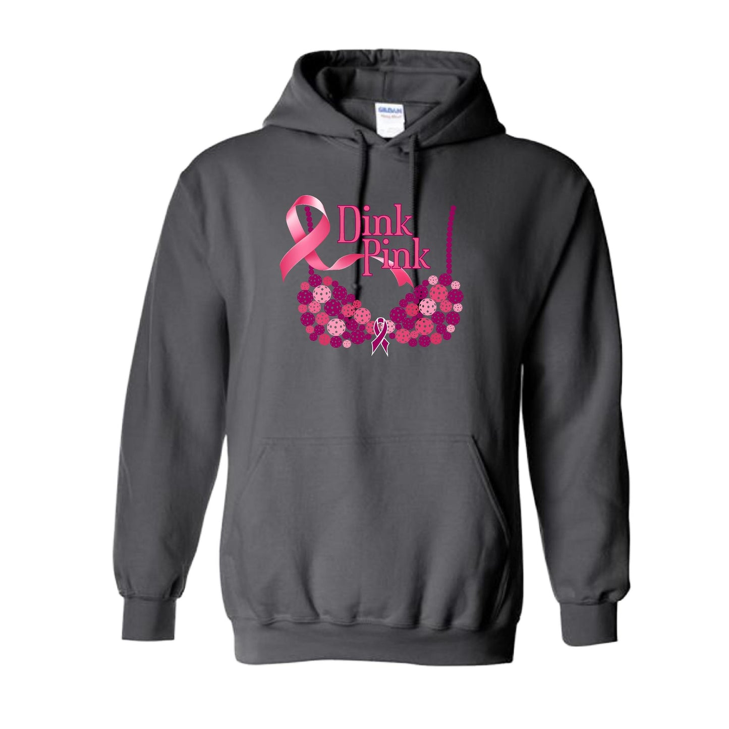Dink Pink | Unisex Hoodie Athletic Sweatshirt | 50% Cotton/50% Polyester