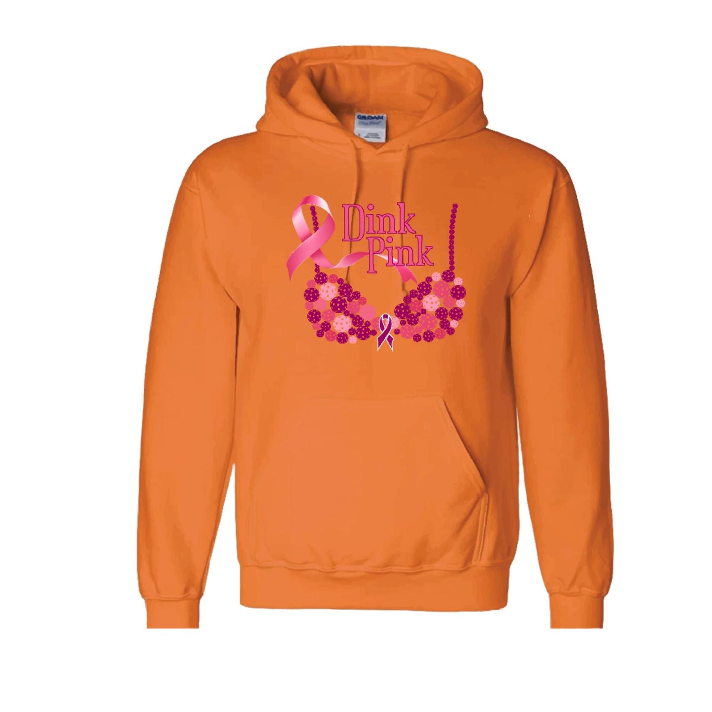 Dink Pink | Unisex Hoodie Athletic Sweatshirt | 50% Cotton/50% Polyester