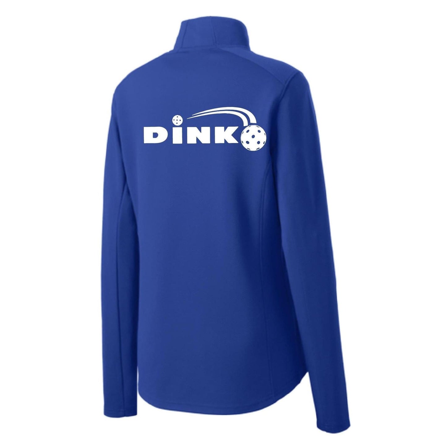 Dink | Women's 1/4 Zip Pickleball Athletic Performance Pullover Shirt | 100% Polyester