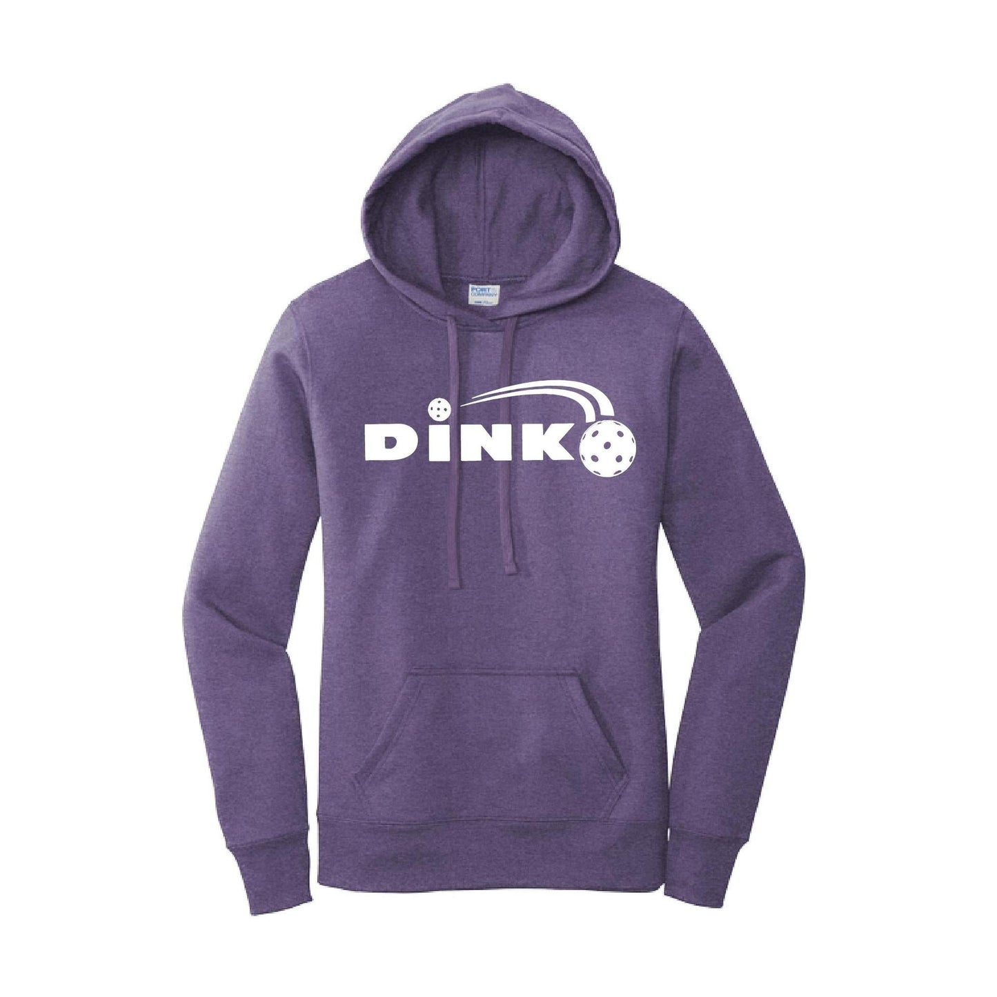 Dink | Women’s Fitted Hoodie Pickleball Sweatshirt | 50% Cotton 50% Poly Fleece