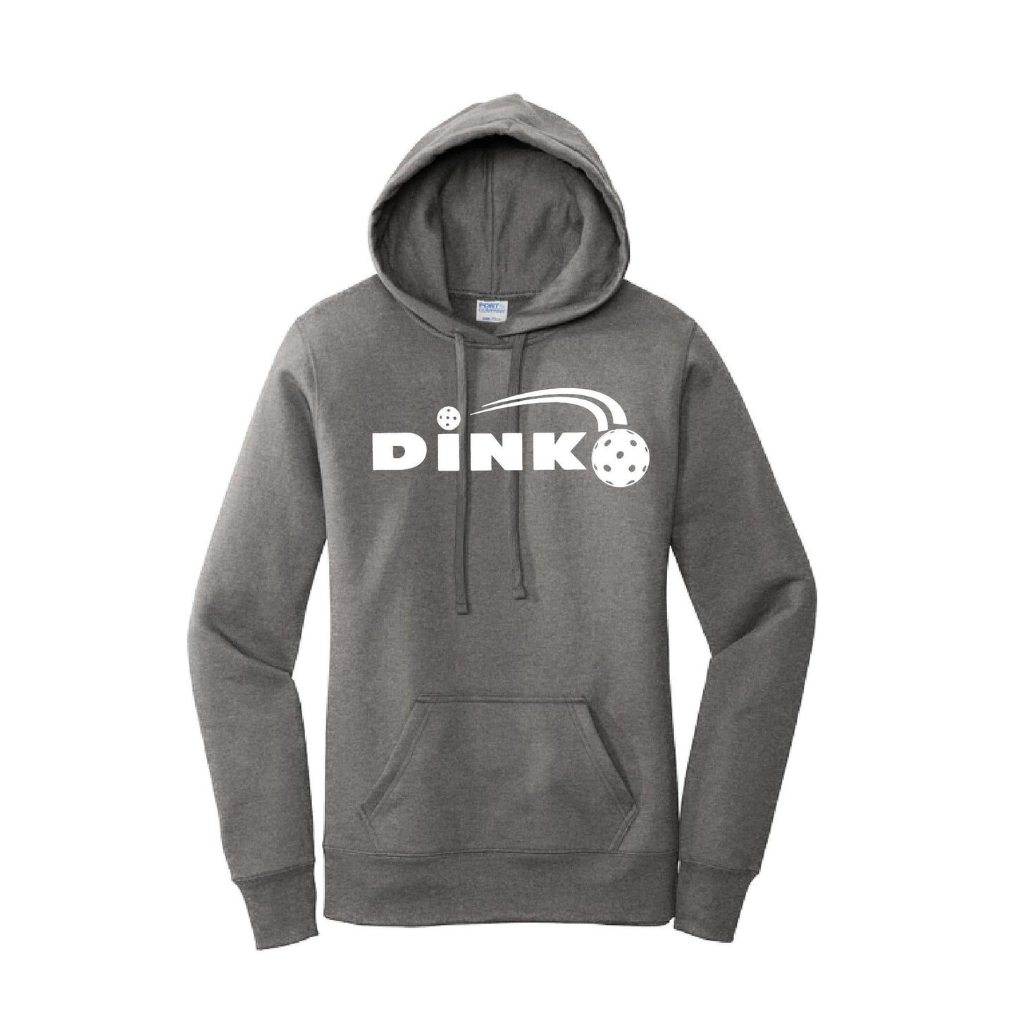 Dink | Women’s Fitted Hoodie Pickleball Sweatshirt | 50% Cotton 50% Poly Fleece