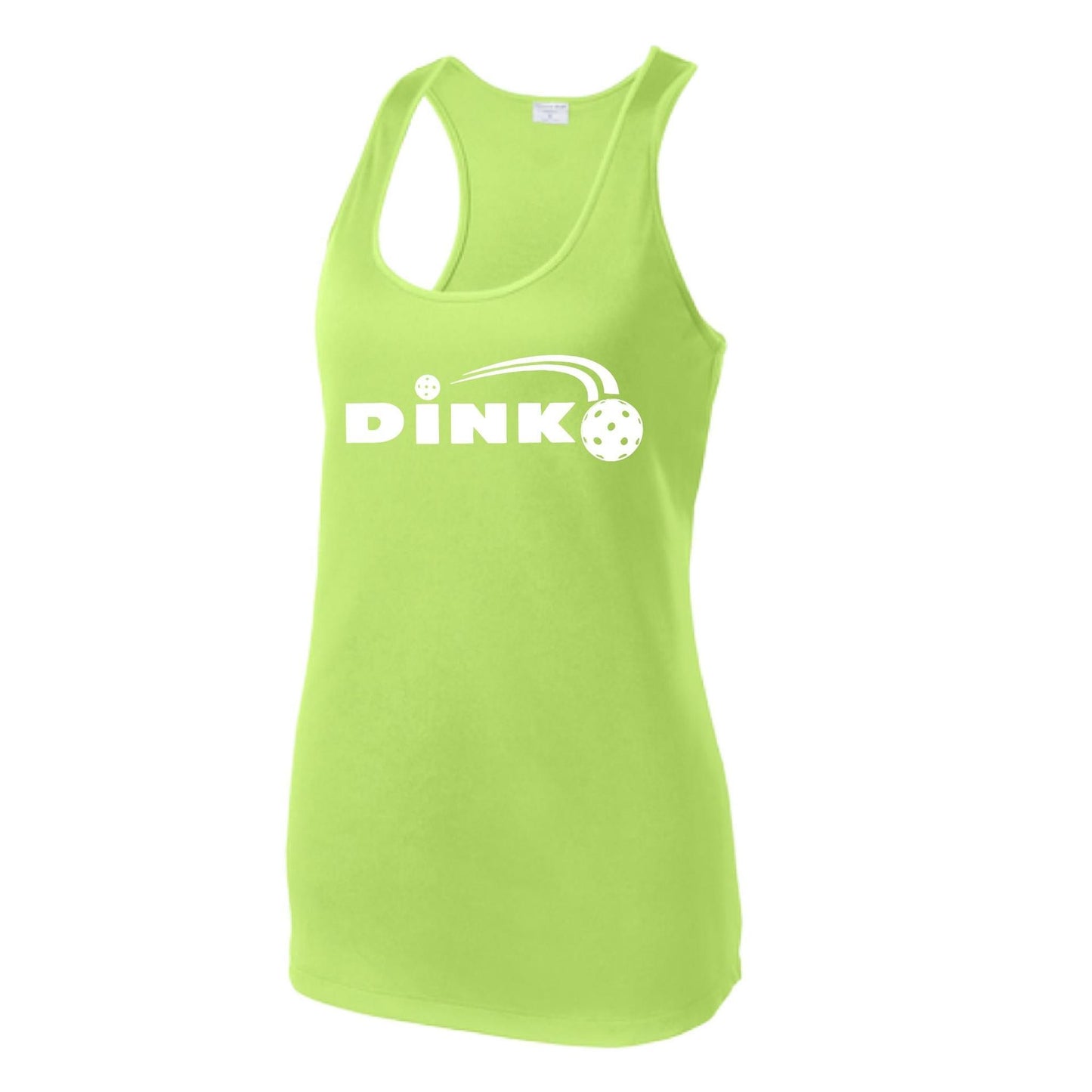 Dink | Women's Racerback Pickleball Tank | 100% Polyester