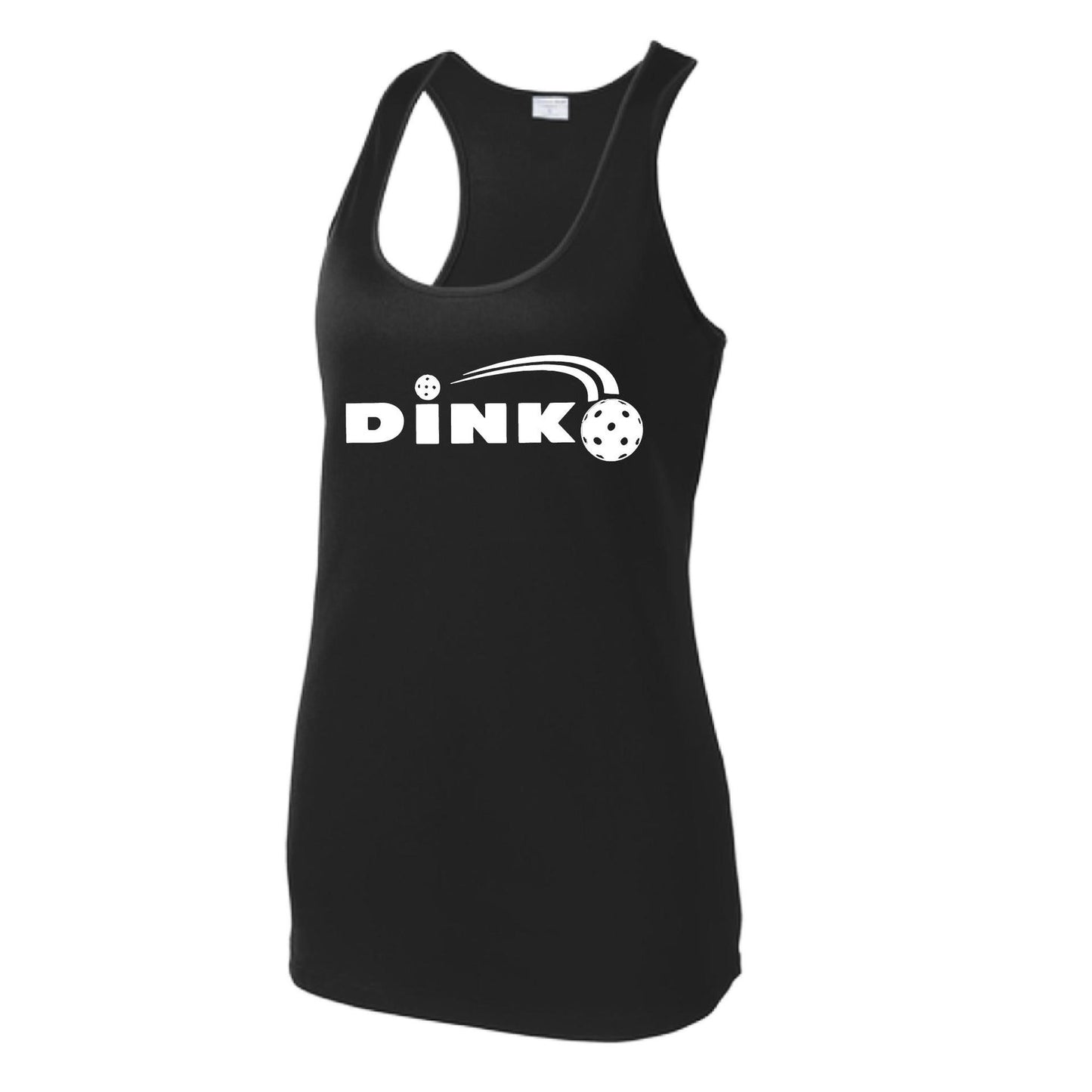 Dink | Women's Racerback Pickleball Tank | 100% Polyester