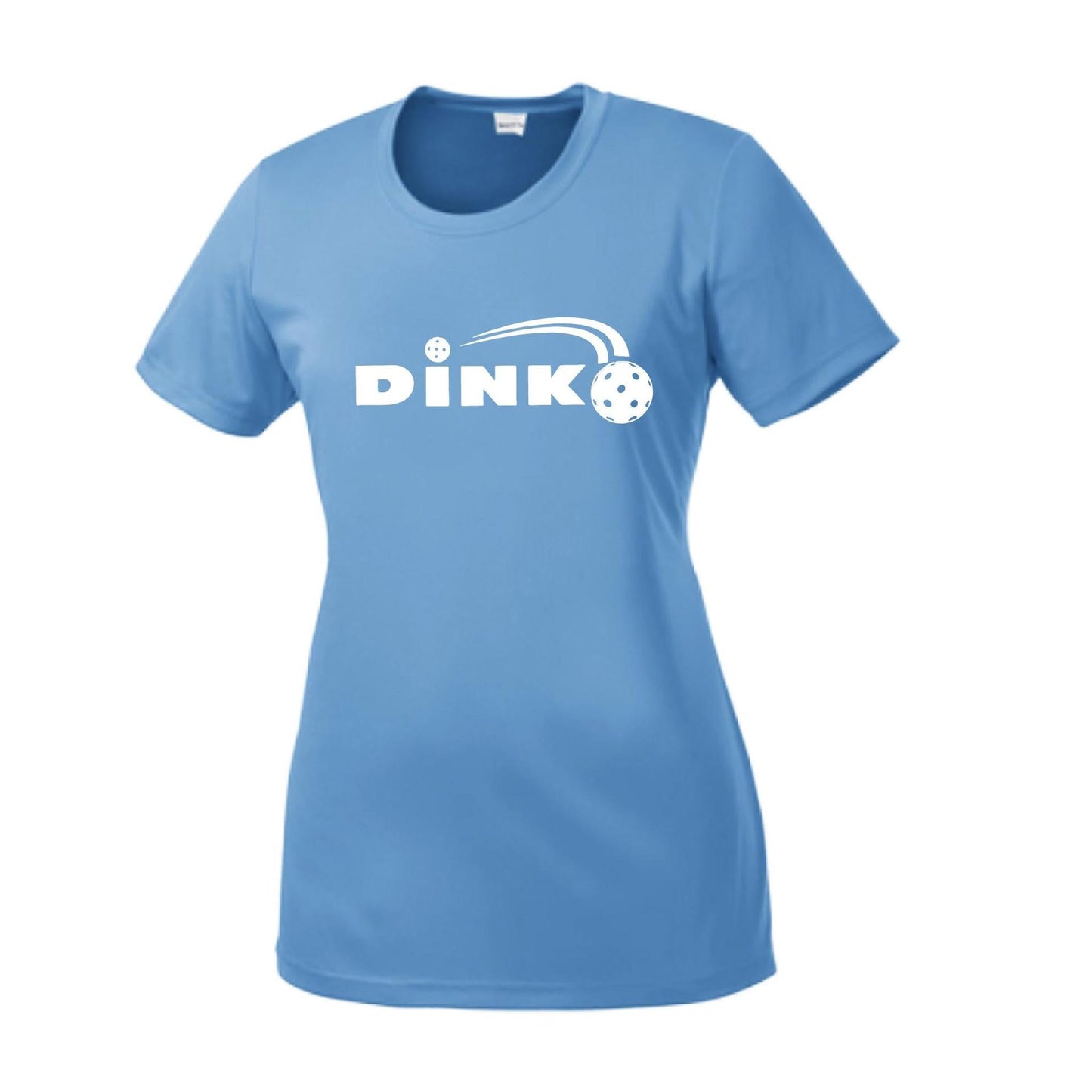 Dink | Women’s Short Sleeve Crewneck Pickleball Performance T-Shirts | 100% Polyester