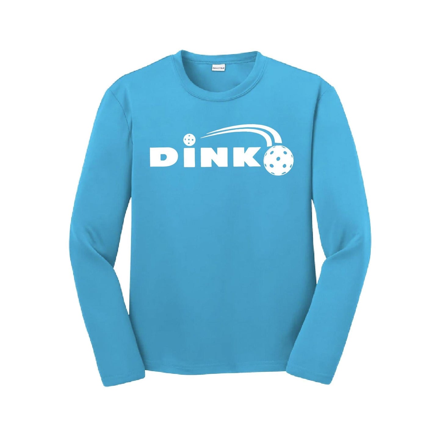 Dink | Youth Long Sleeve Pickleball Performance T-Shirts | 100% Polyester