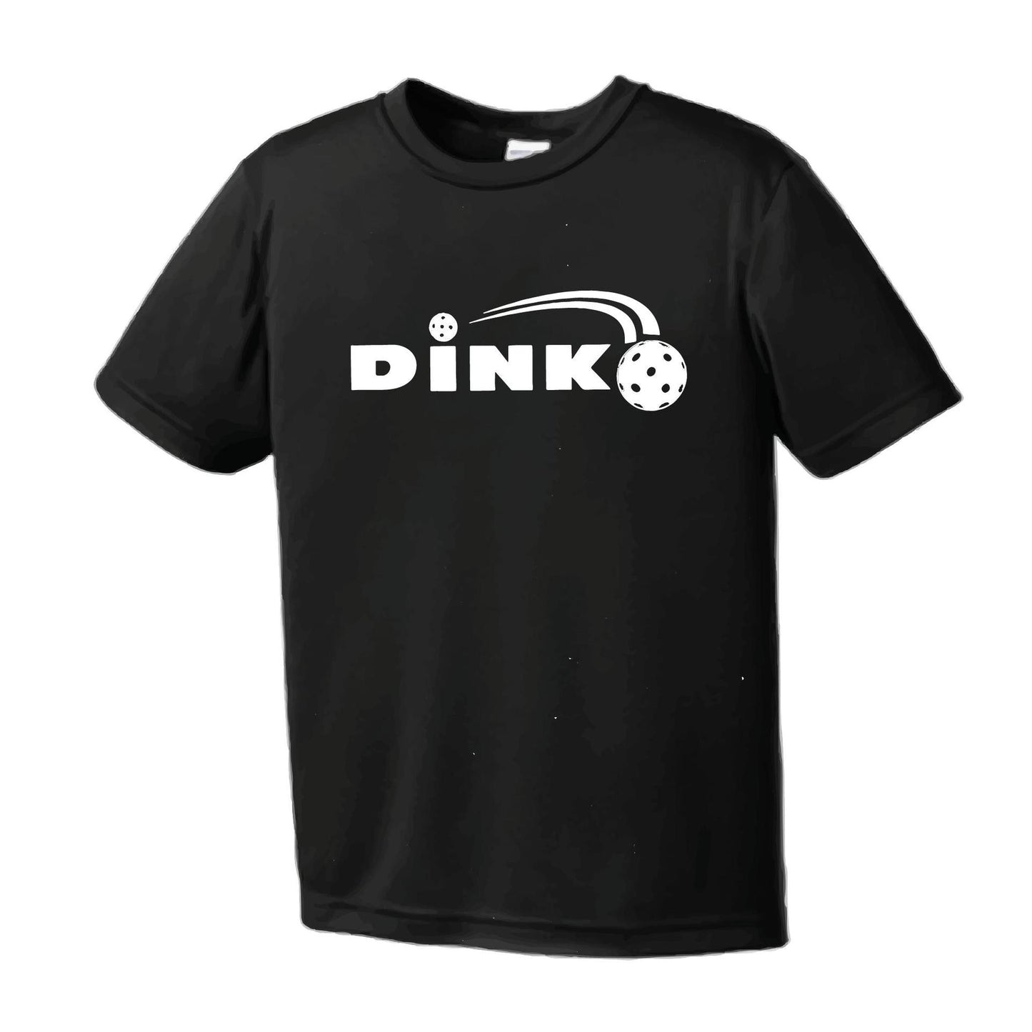 Dink | Youth Short Sleeve Pickleball Performance T-Shirts | 100% Polyester