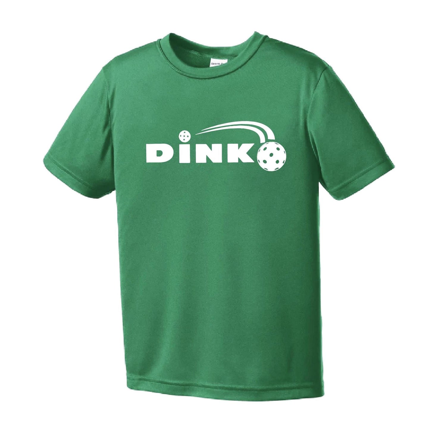 Dink | Youth Short Sleeve Pickleball Performance T-Shirts | 100% Polyester