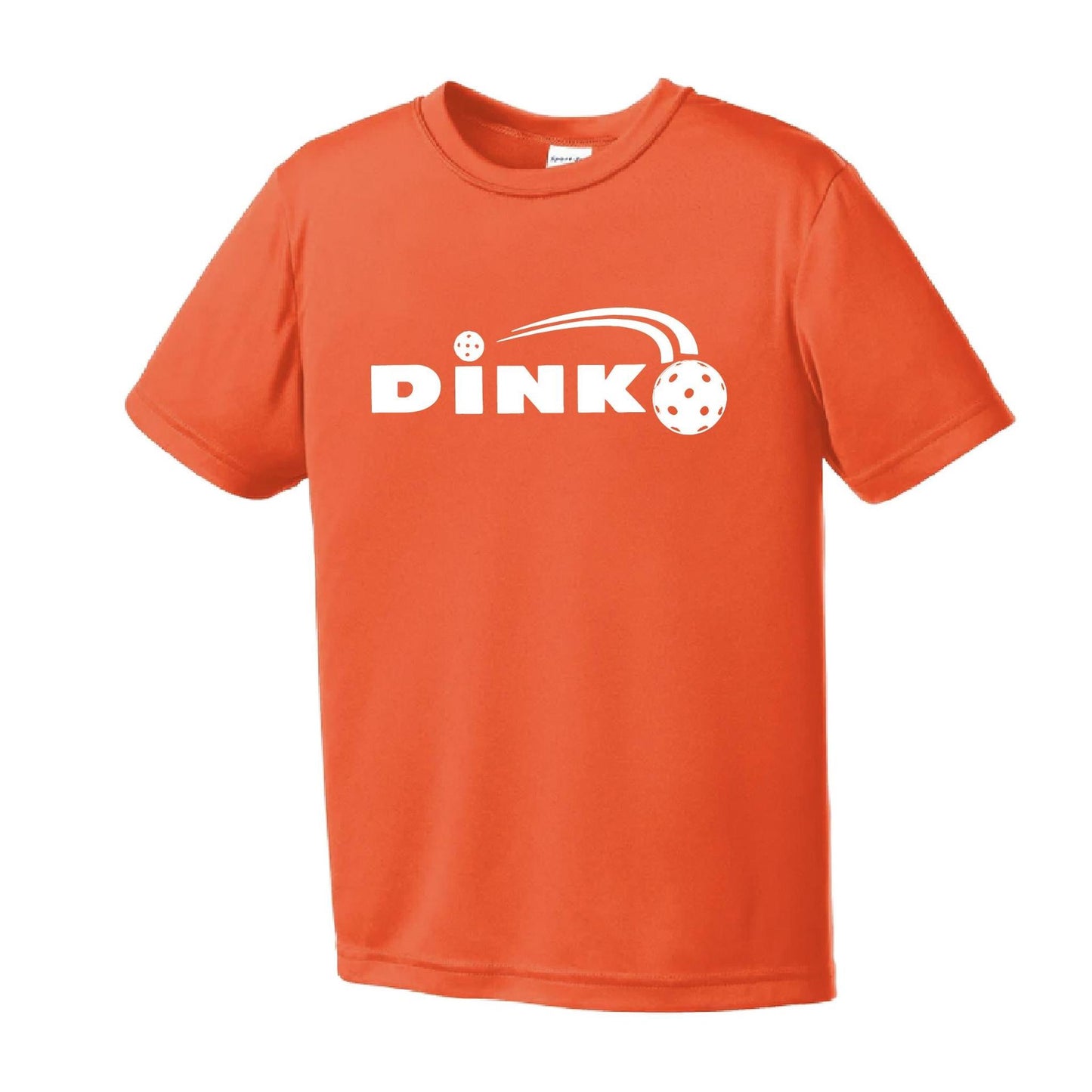 Dink | Youth Short Sleeve Pickleball Performance T-Shirts | 100% Polyester