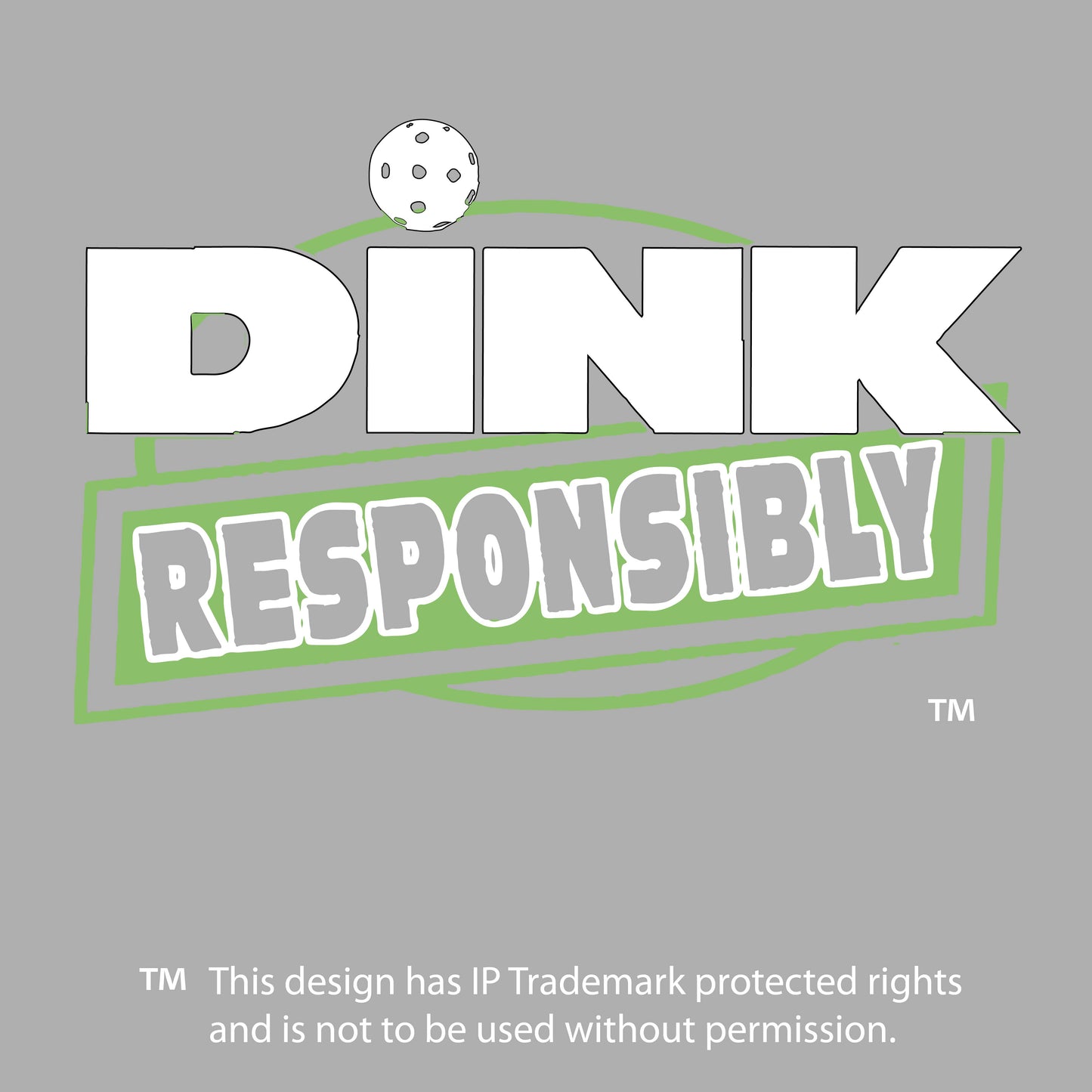 Dink Responsibly | Women's 1/4 Zip Pickleball Pullover Performance Shirt | 100% Polyester