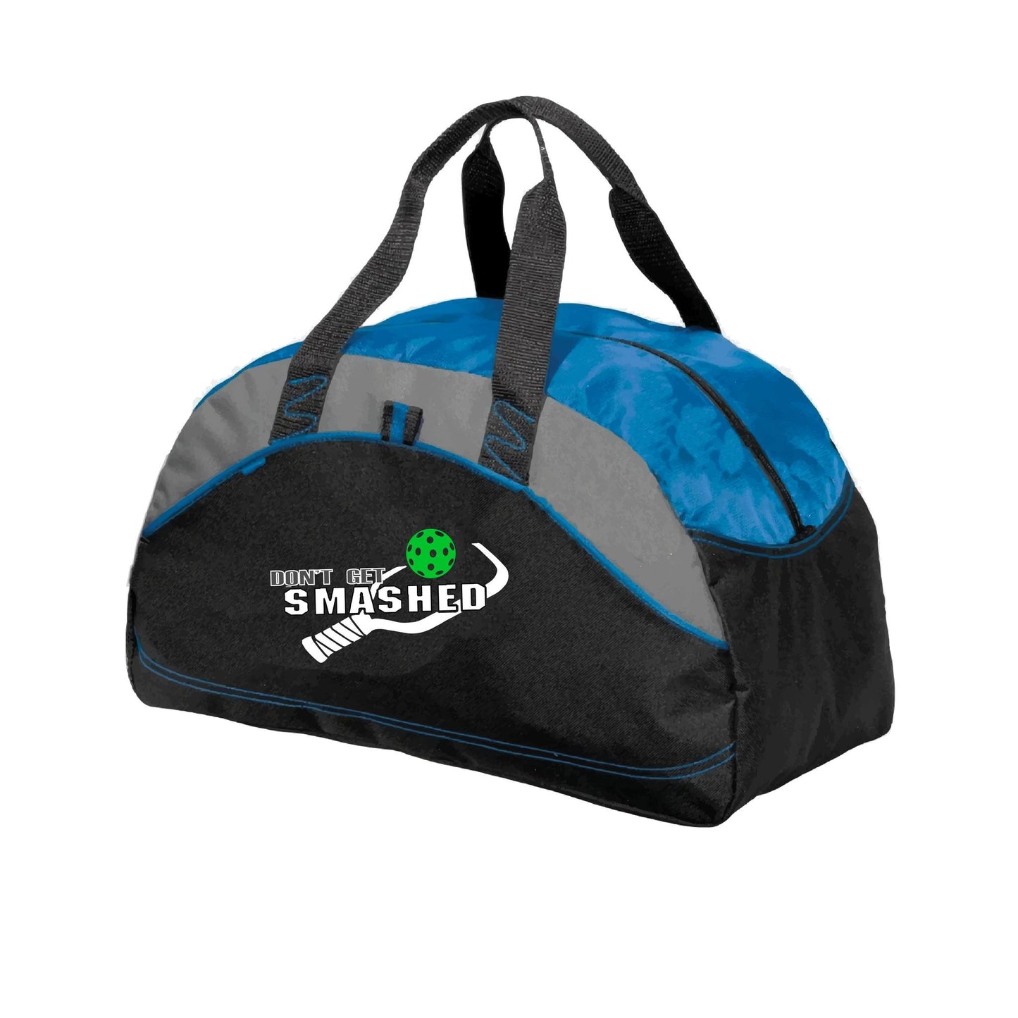 Don't Get Smashed (Customizable Ball Color) | Pickleball Sports Duffel | Medium Size Court Bag