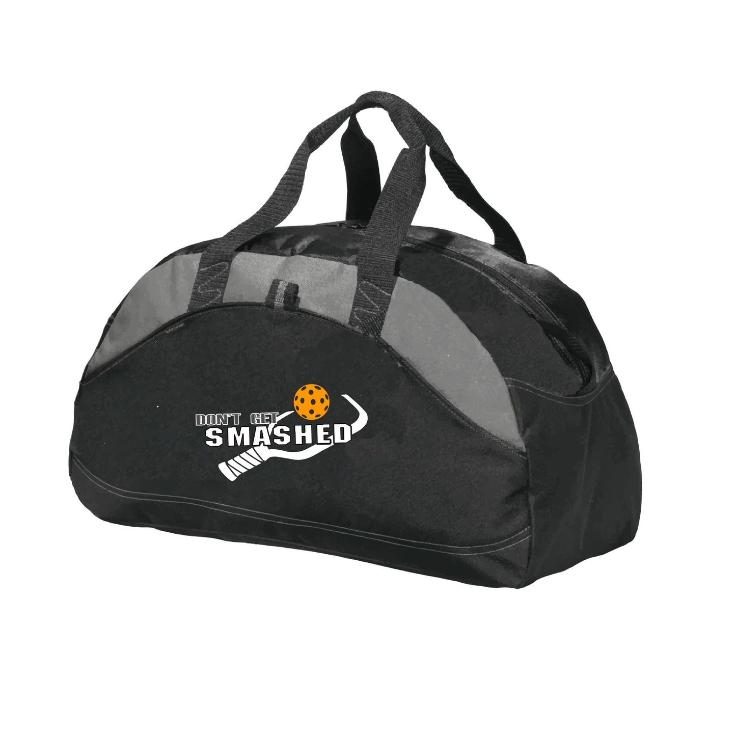 Don't Get Smashed (Customizable Ball Color) | Pickleball Sports Duffel | Medium Size Court Bag