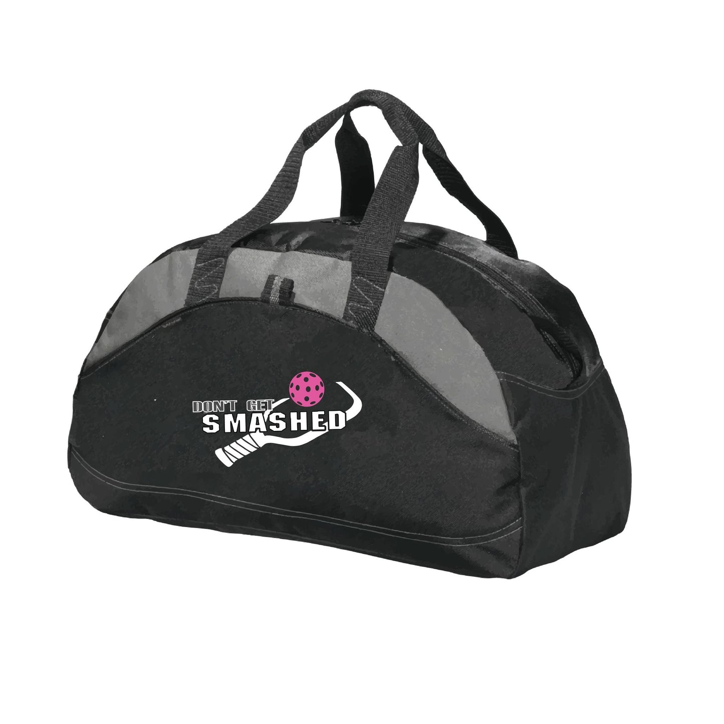 Don't Get Smashed (Customizable Ball Color) | Pickleball Sports Duffel | Medium Size Court Bag