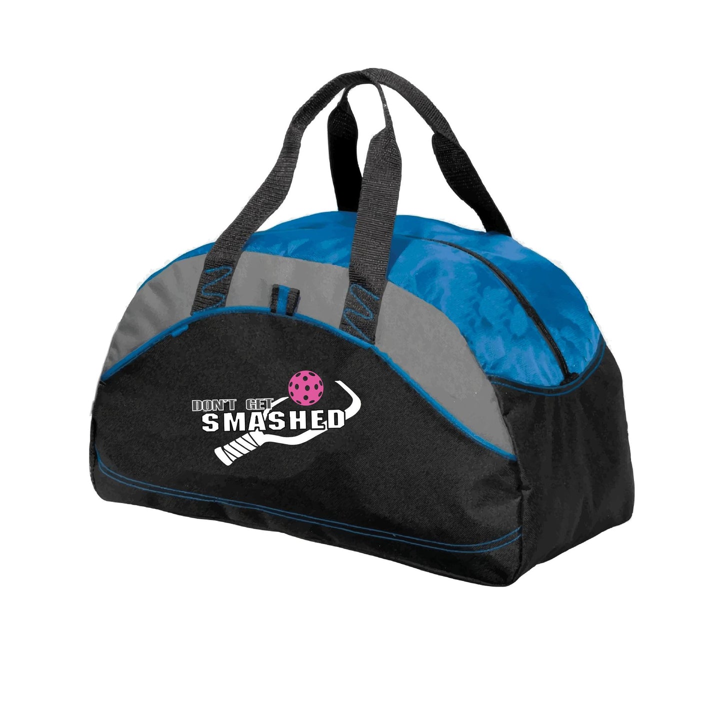 Don't Get Smashed (Customizable Ball Color) | Pickleball Sports Duffel | Medium Size Court Bag