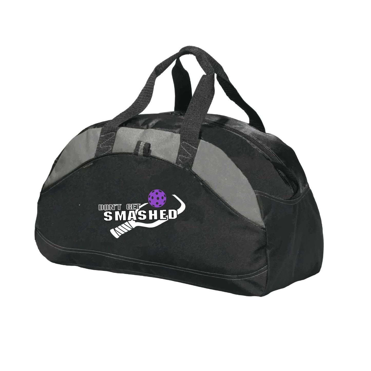 Don't Get Smashed (Customizable Ball Color) | Pickleball Sports Duffel | Medium Size Court Bag