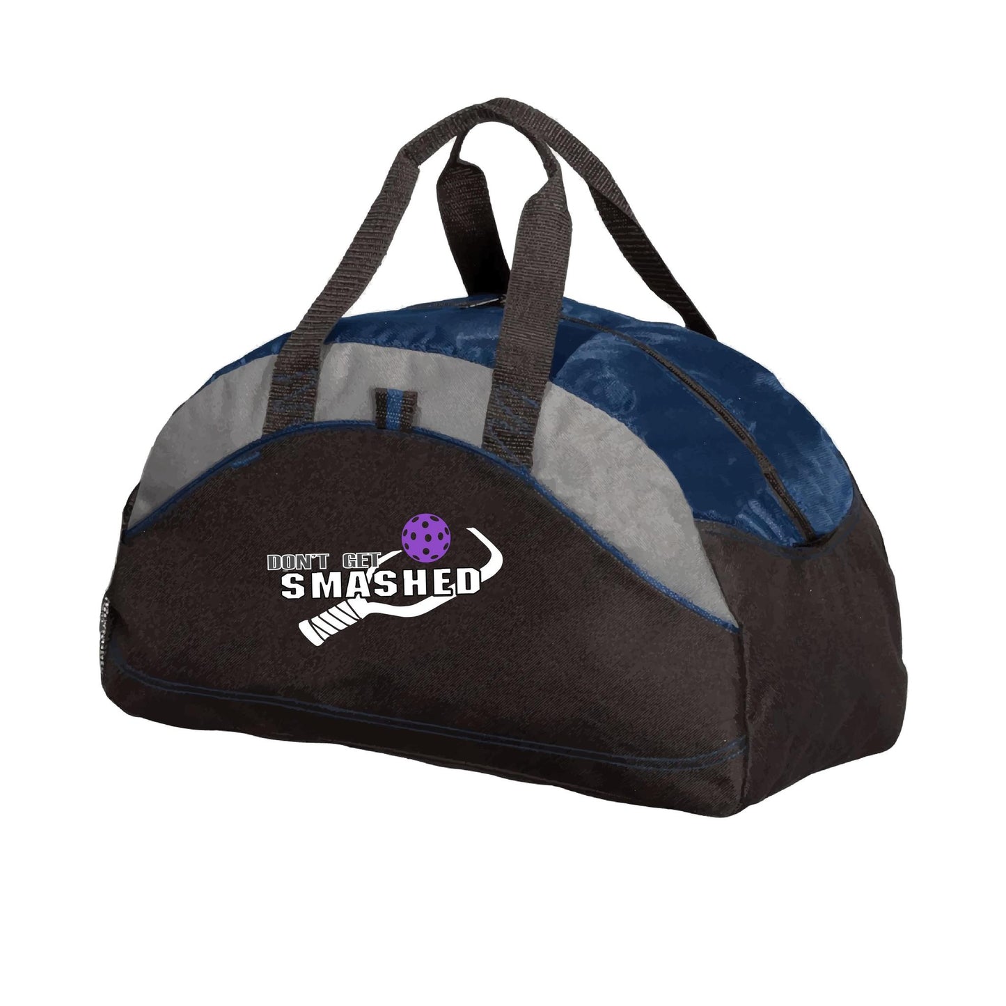 Don't Get Smashed (Customizable Ball Color) | Pickleball Sports Duffel | Medium Size Court Bag